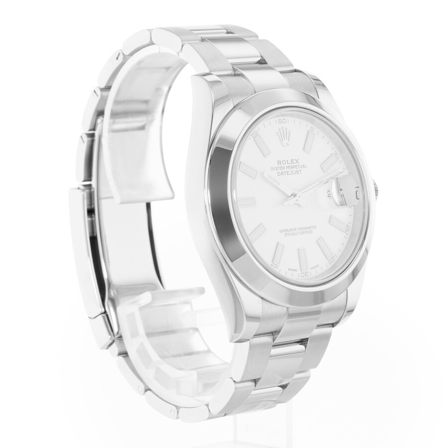 Pre-owned Rolex Datejust II Automatic Chronometer White Dial Men's Watch 116300 WSO - 7
