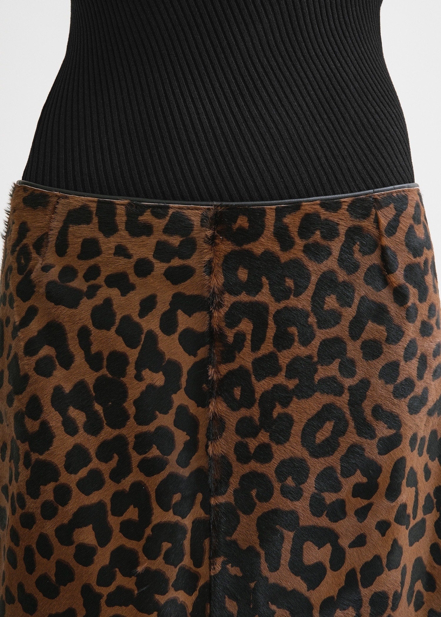 Pony hair skirt leopard - 6