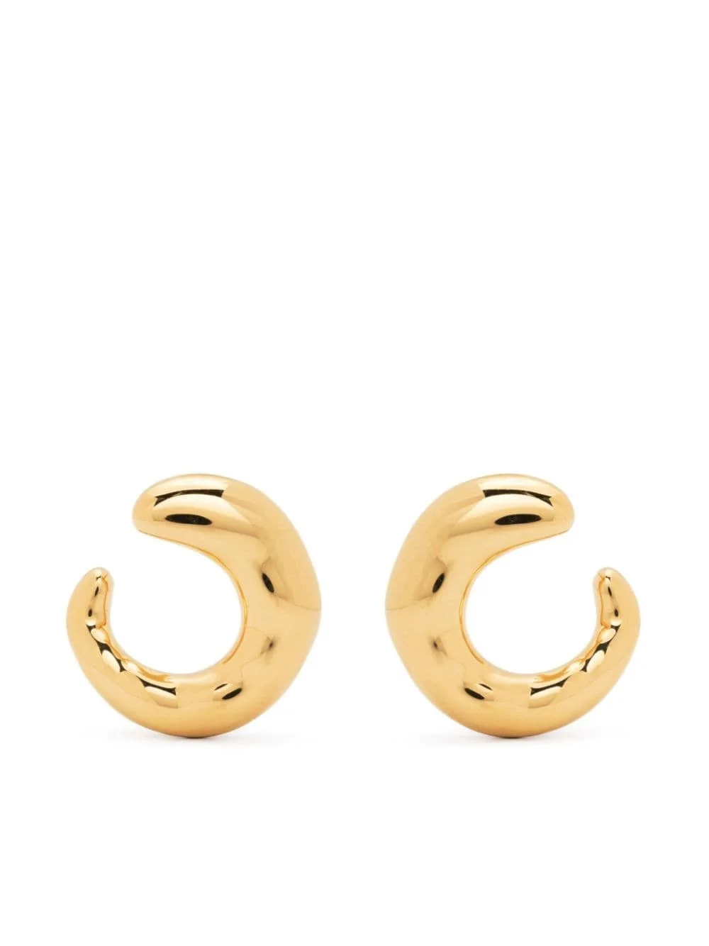 Organic Twisted small stud earrings - 1
