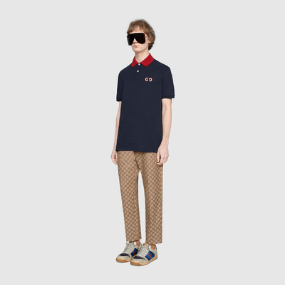 GUCCI Polo with GG embroidery outlook