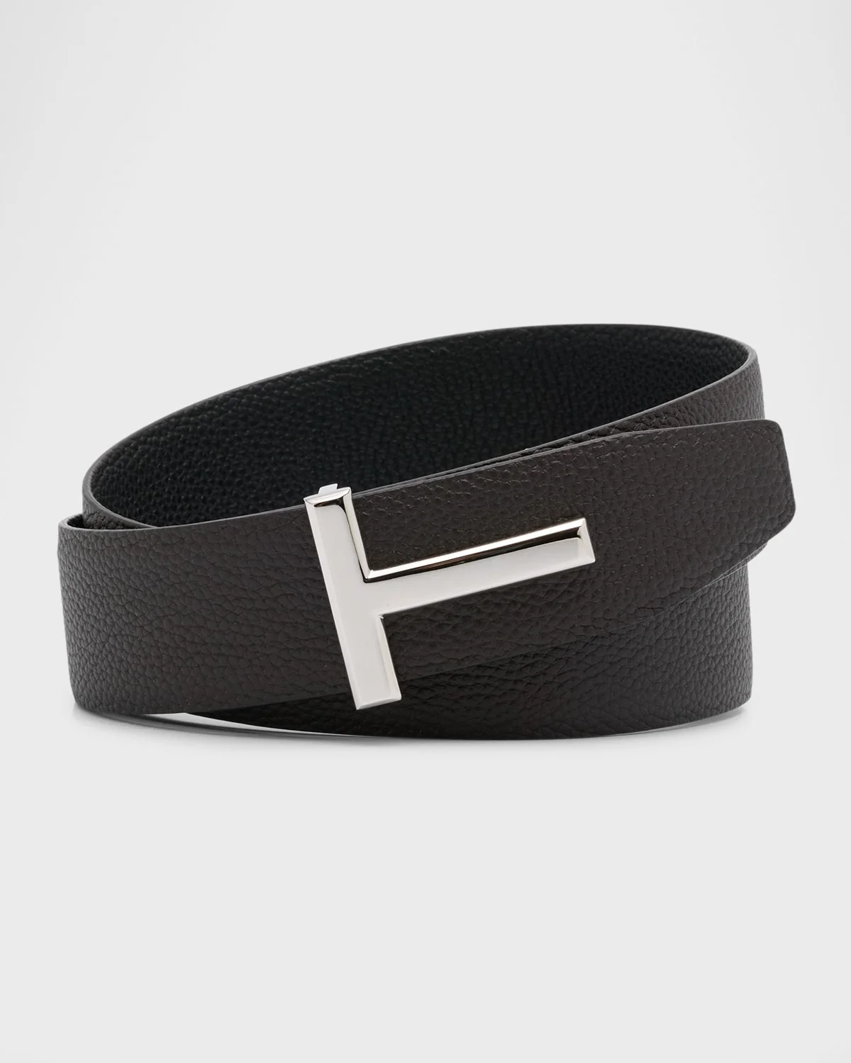 Men's Signature T Reversible Leather Belt - 1