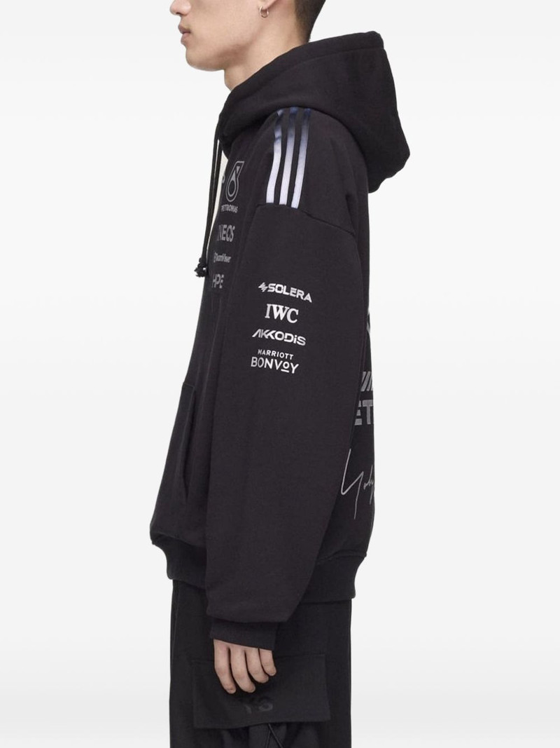 Y-3 x Amg cotton hoodie outlook