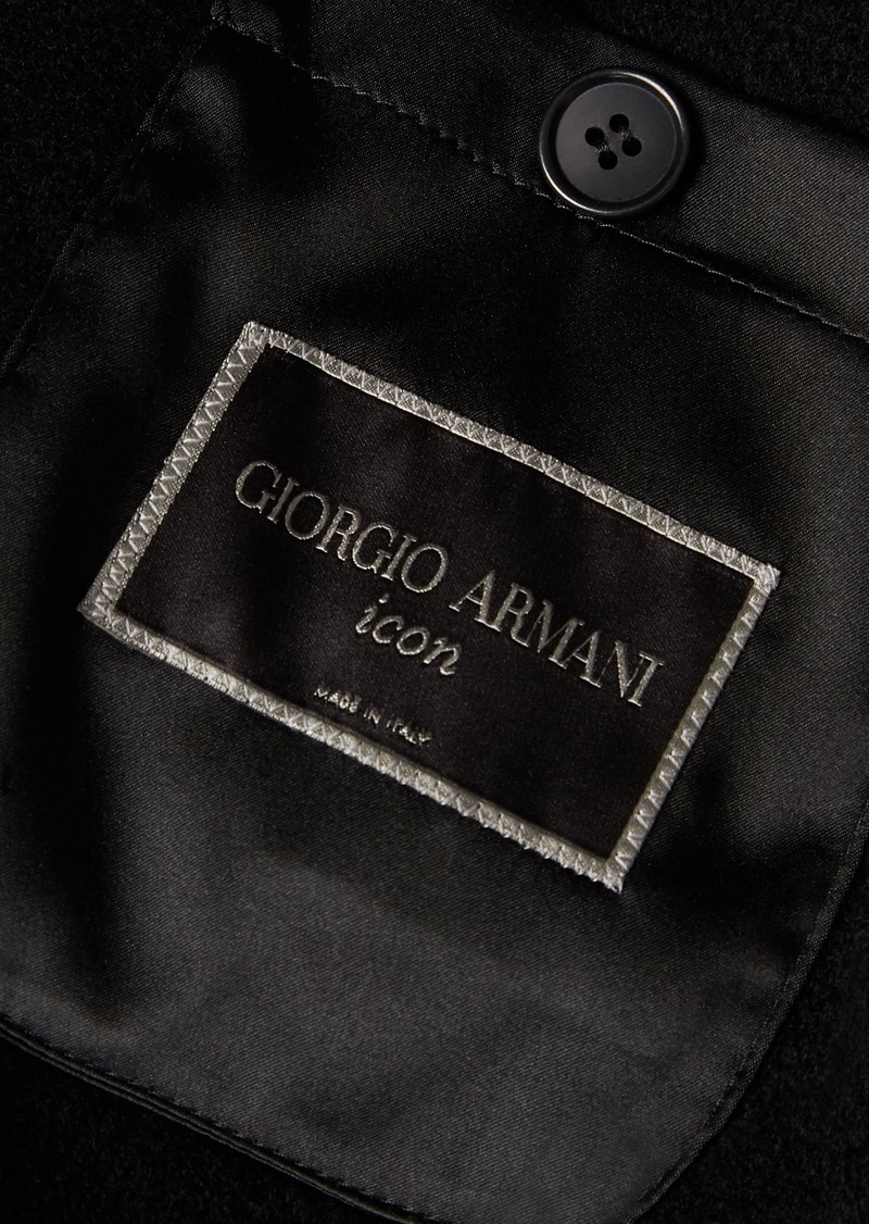 Icon double-breasted coat in double cashmere 7