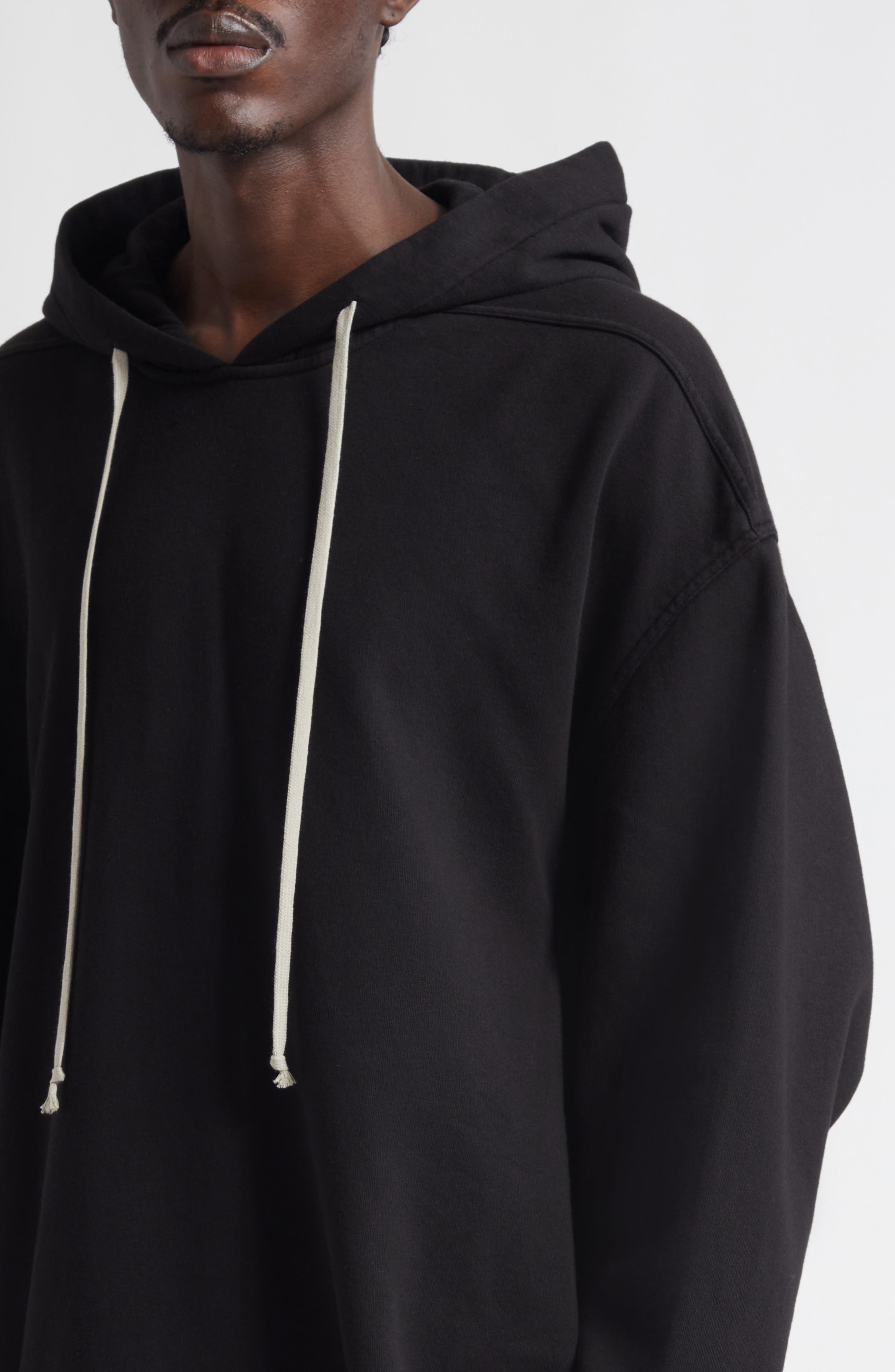 Rick Owens DRKSHDW Peter Oversize Hoodie in Black at Nordstrom - 4