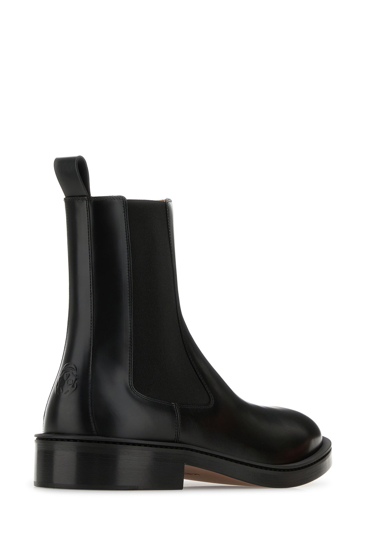 Black leather ankle boots - 3