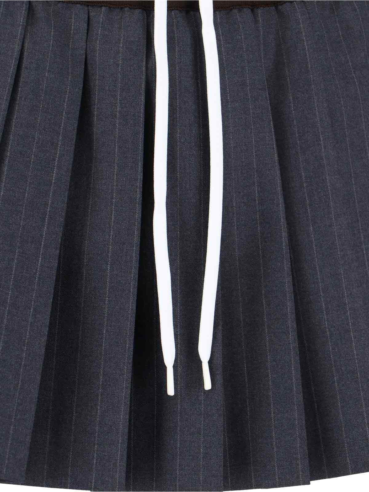 PLEATED MINI SKIRT - 5