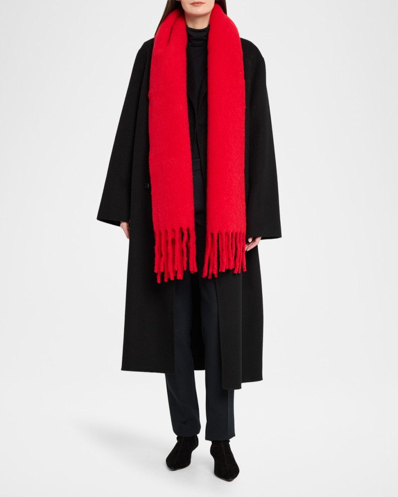 TOTEME Fuzzy Alpaca-Blend Scarf outlook