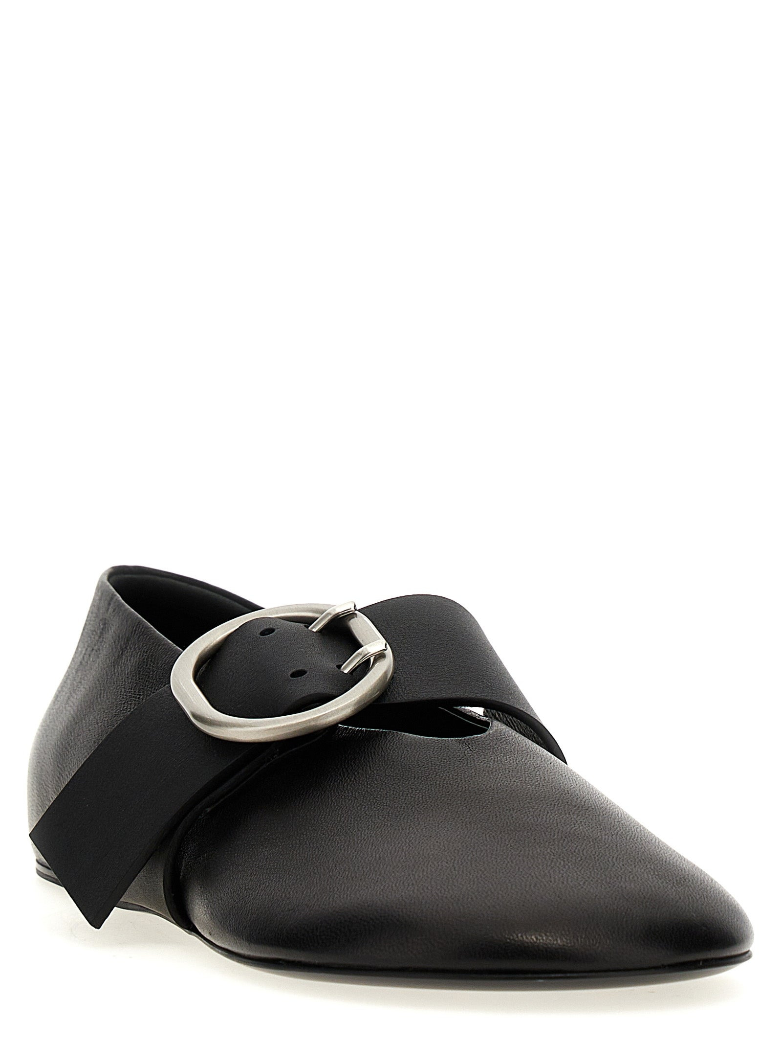 Jil Sander Women Buckle Ballet Flats - 2