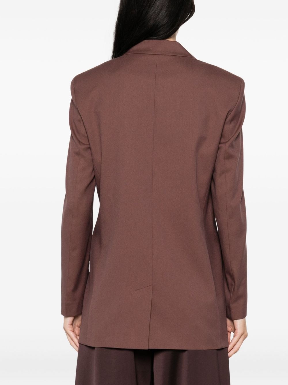 rose-embellished blazer - 4