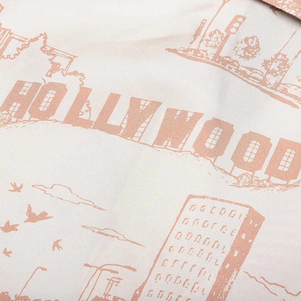 LA LANDMARK BOWLING SHIRT - ALABASTER - 4
