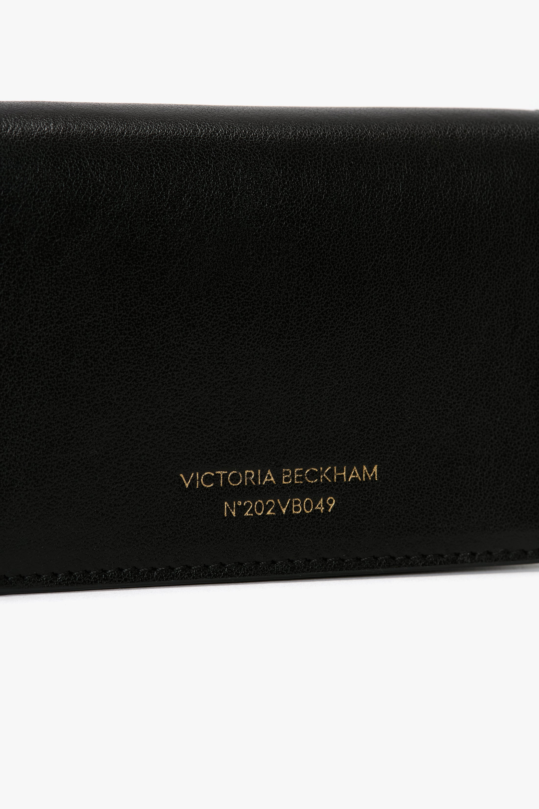 Micro Dorian Bag With Chain Strap In Black Smooth Leather - 7