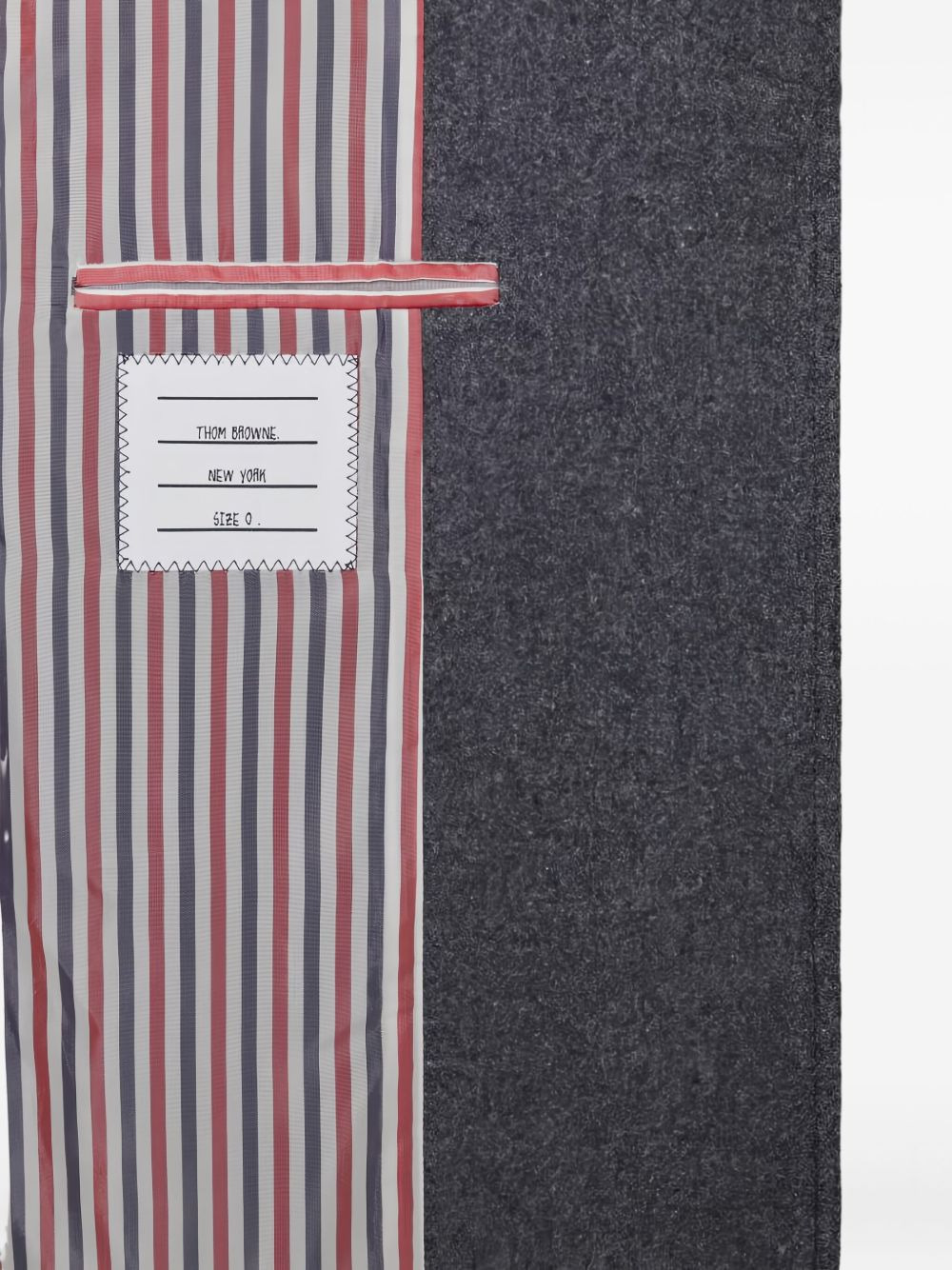 four-bar single-breasted coat - 5