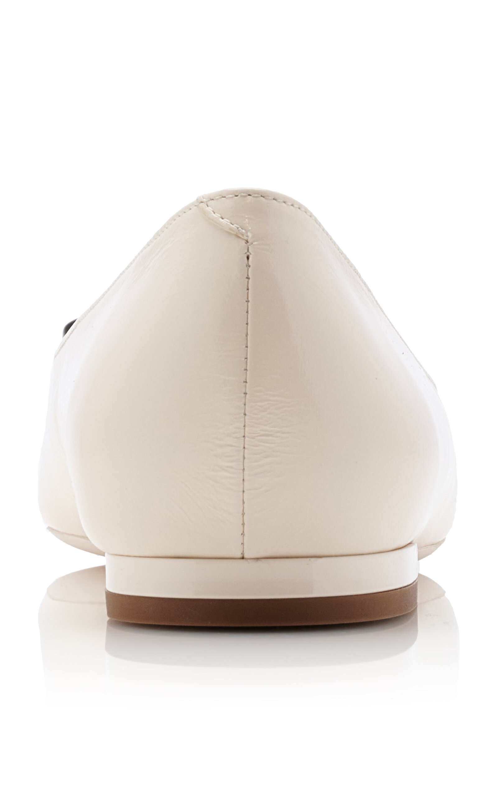 Gommettine Leather Flats ivory - 4