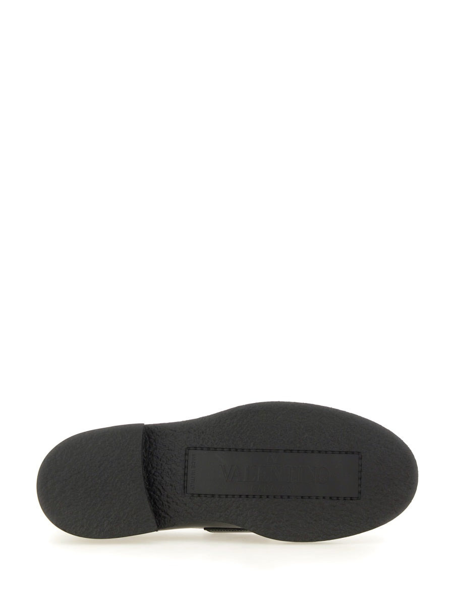 Valentino Garavani Women 40Mm Calfskin "Vlogo Locker" Loafer - 6