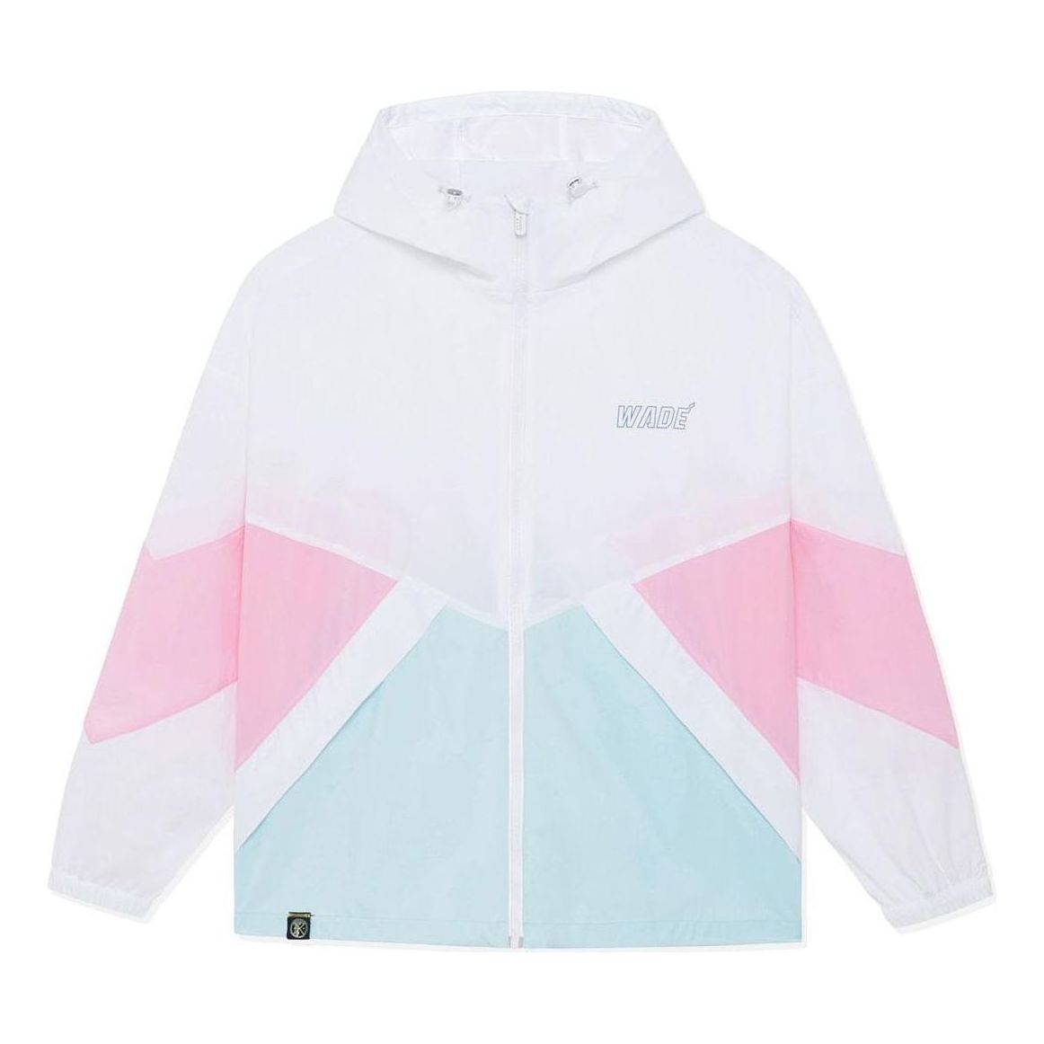 Li-Ning Way Of Wade Logo Color Block Hooded Jacket 'White Blue Pink' AFDSC41-3 - 1