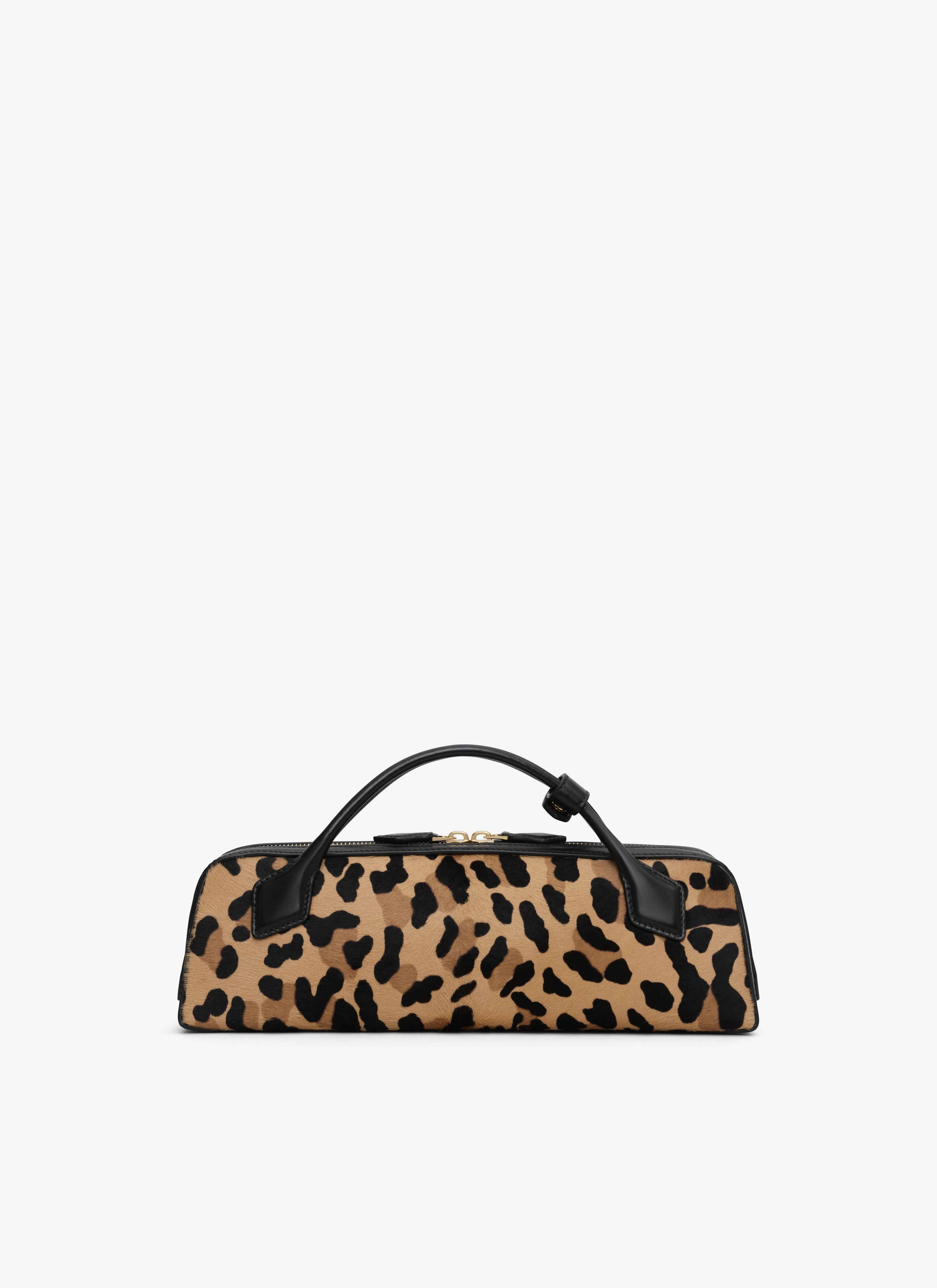 LE TECKEL CLUTCH IN LEOPARD HAIRCALF - 4