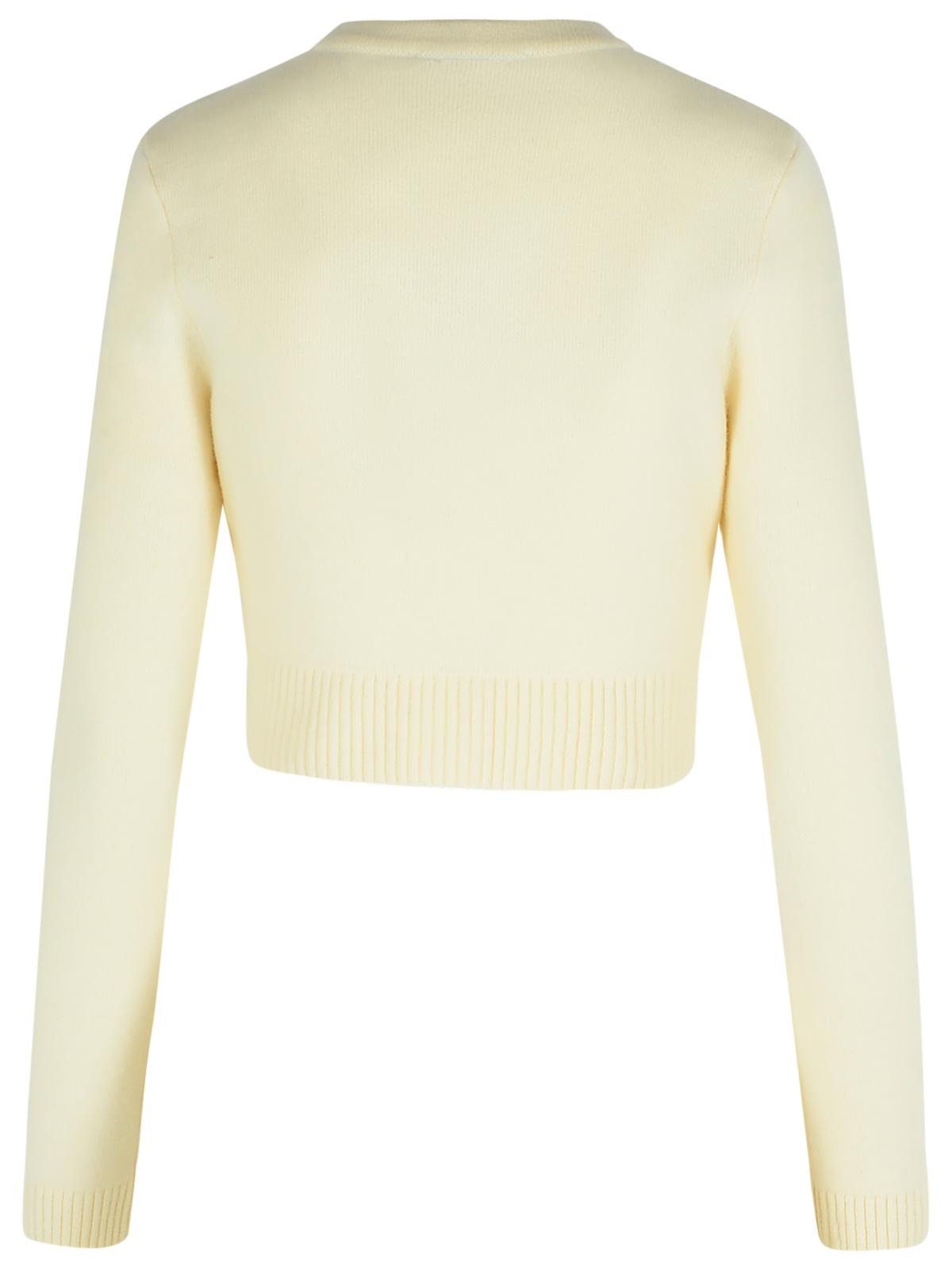 Self Portrait Cream Wool Knit Cardigan Women - 3