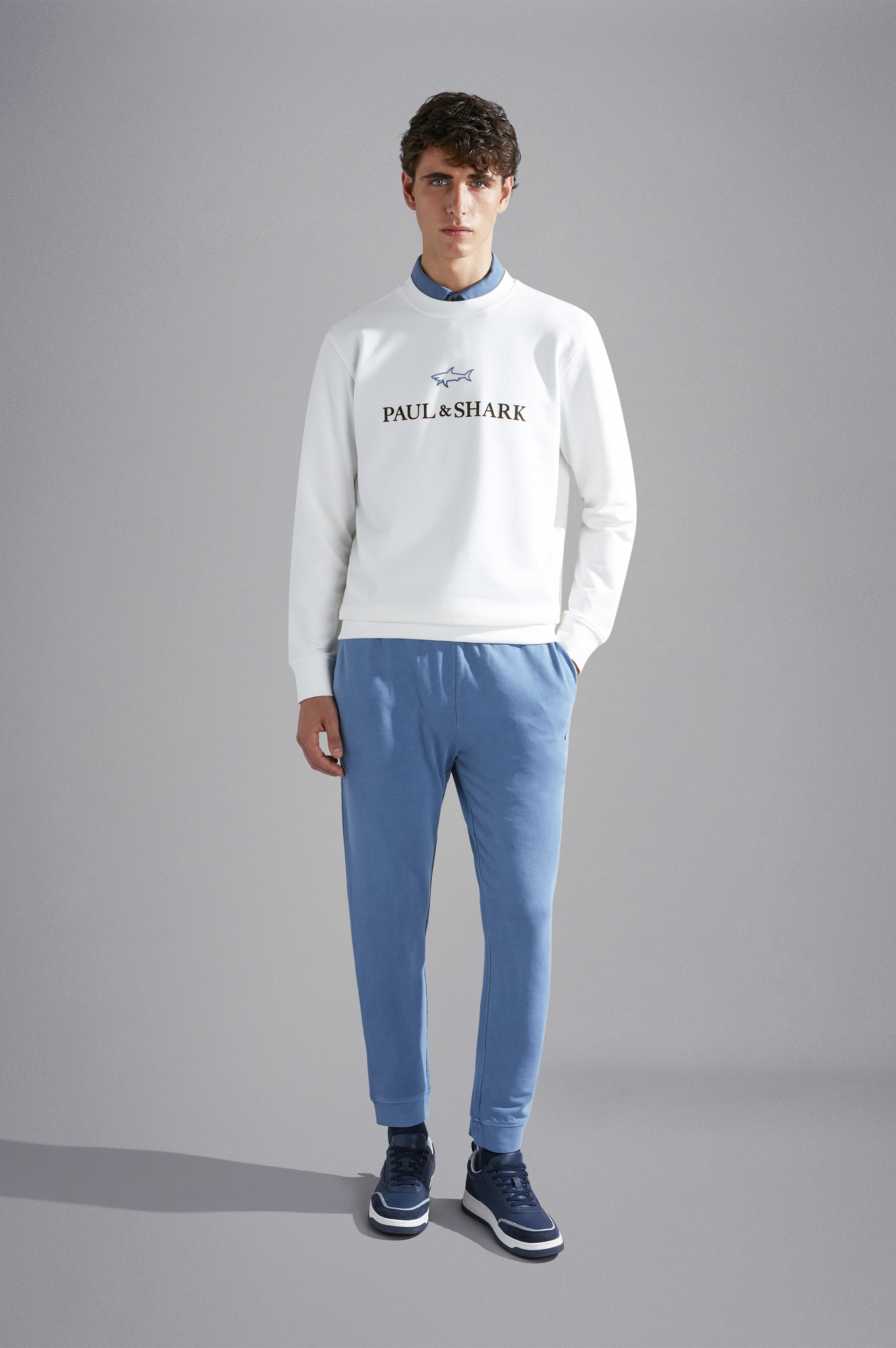 GARMENT DYED STRETCH COTTON JOGGERS - 2