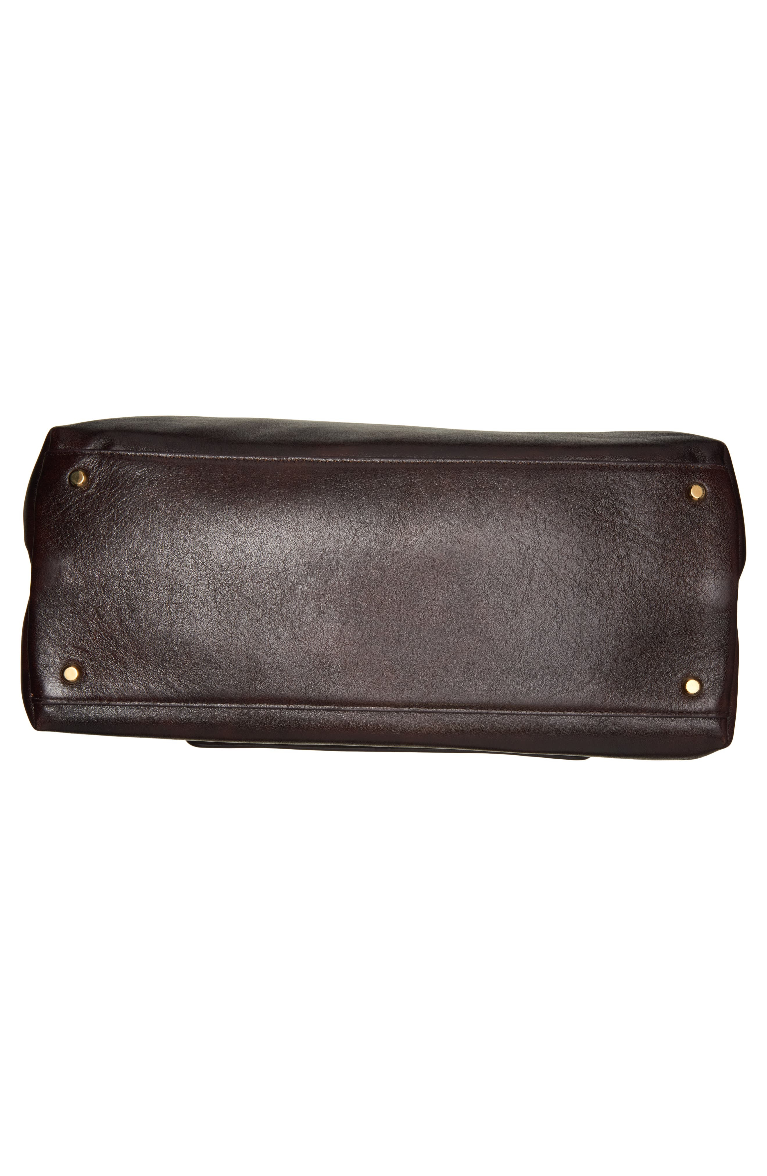 Bottega Veneta Ciao Ciao Knot Detail Leather Top Handle Bag in Dark Mahogany at Nordstrom - 8