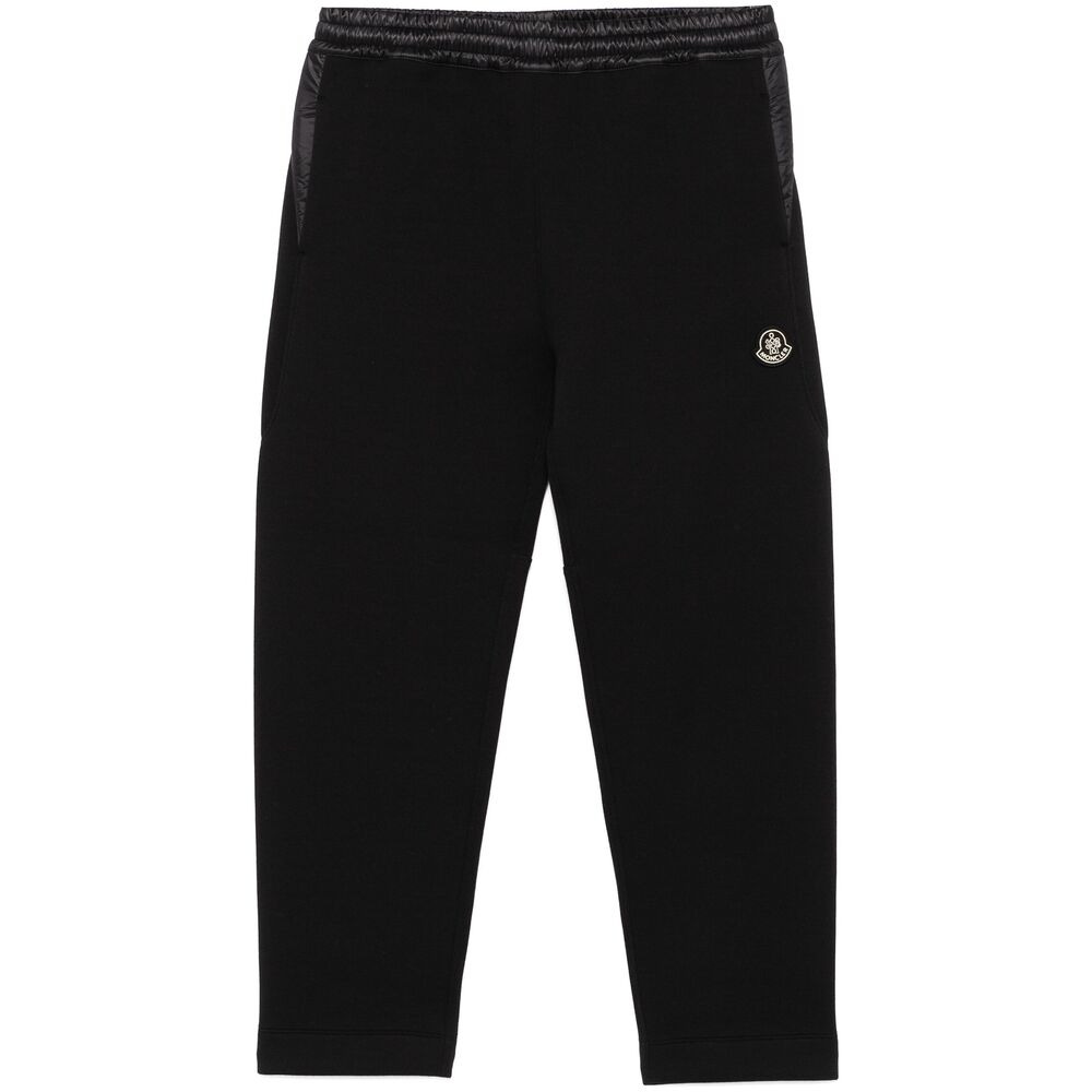 Moncler Black Trousers - Track Pants Men - 1