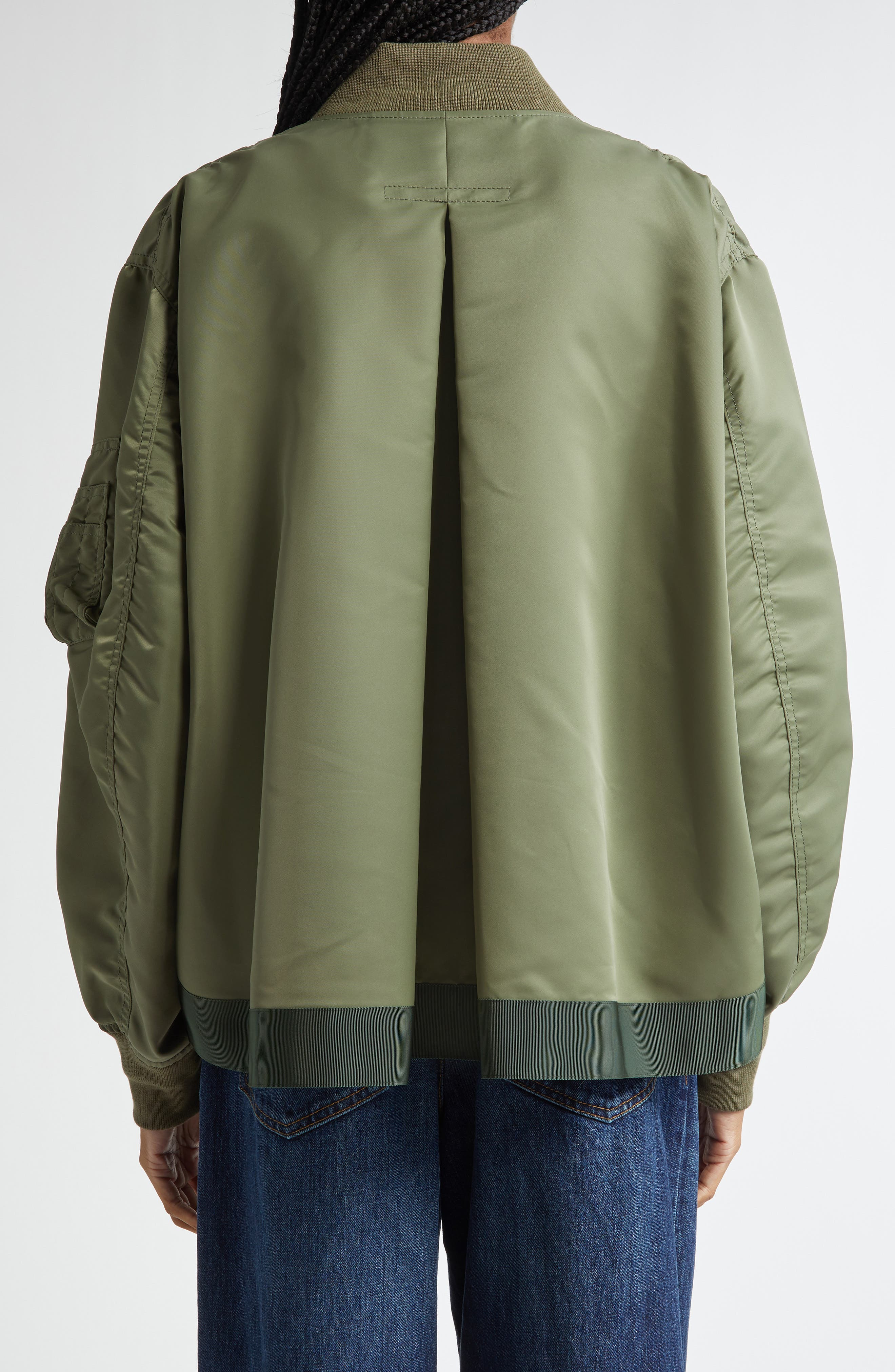 Nylon Twill Bomber Jacket - 3