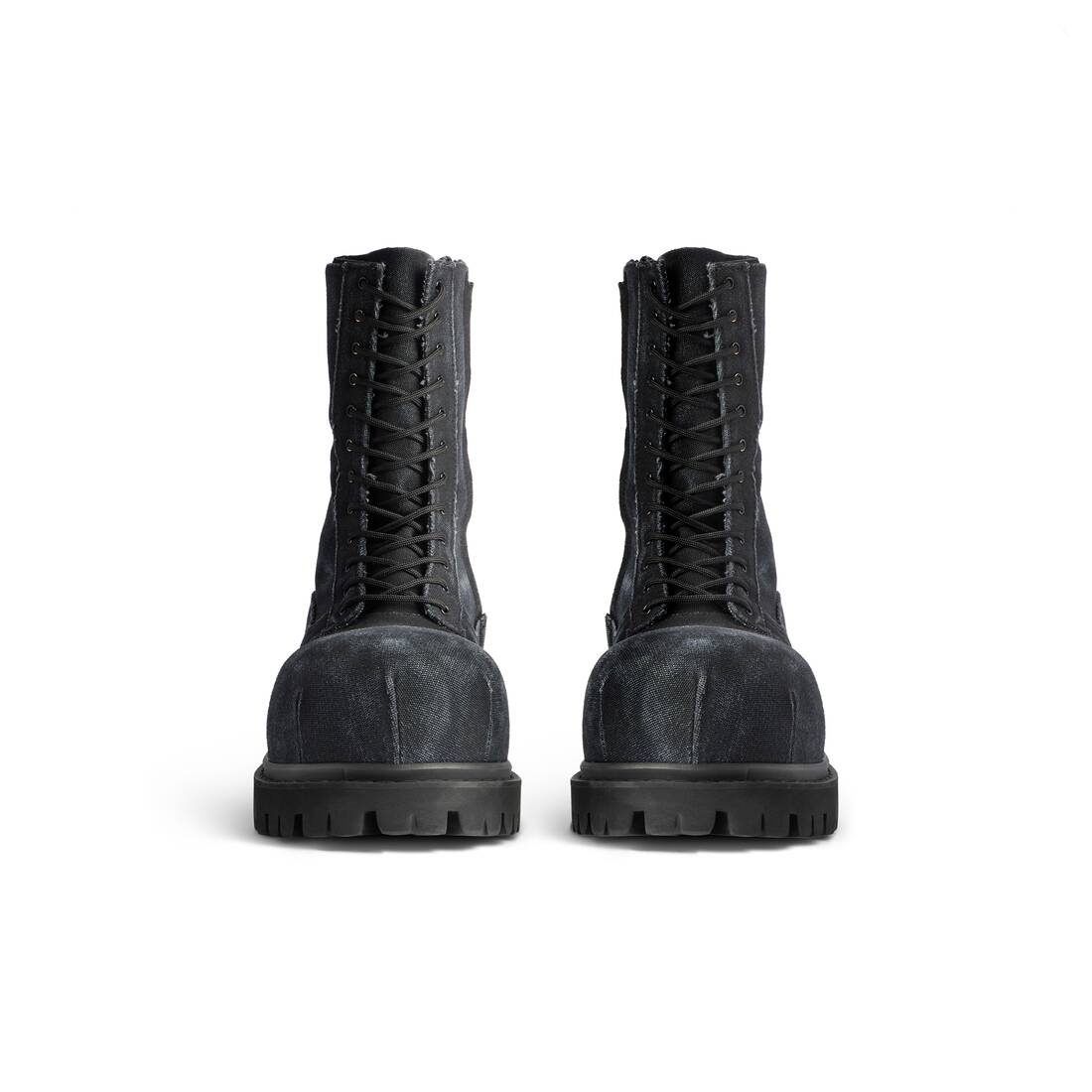 BALENCIAGA Men's Stomper Bootie in Black | REVERSIBLE