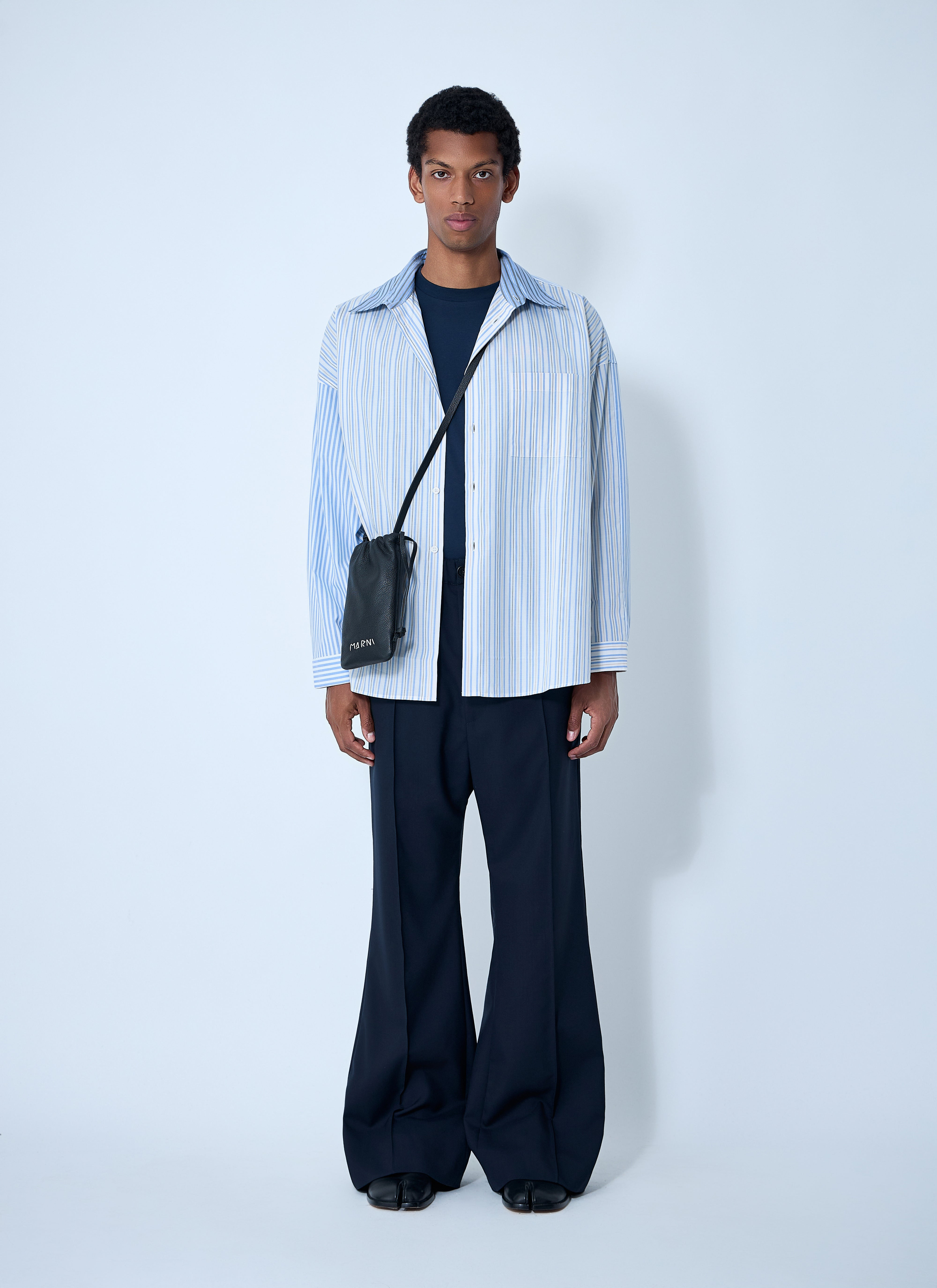 Marni Men Striped Button-Down Shirt - 2