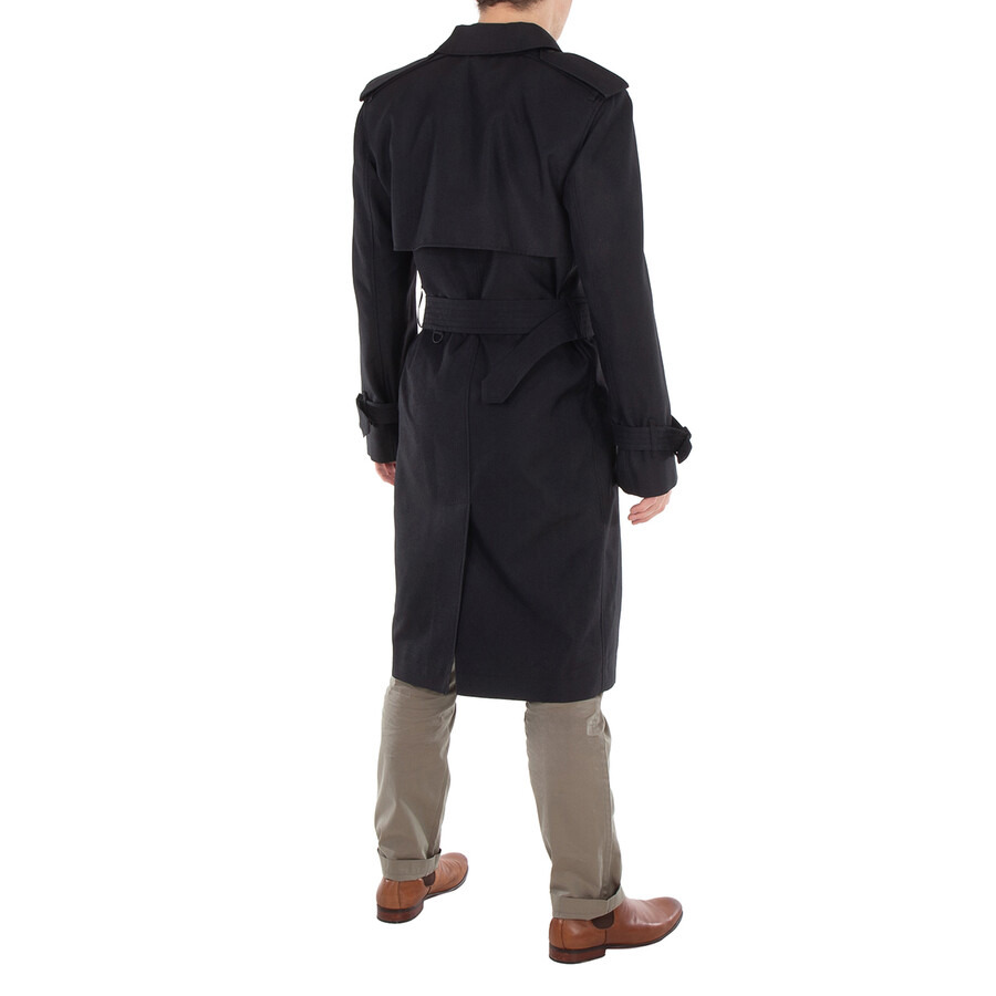 Burberry Double-Breasted Silk-Blend Trench Coat - 3