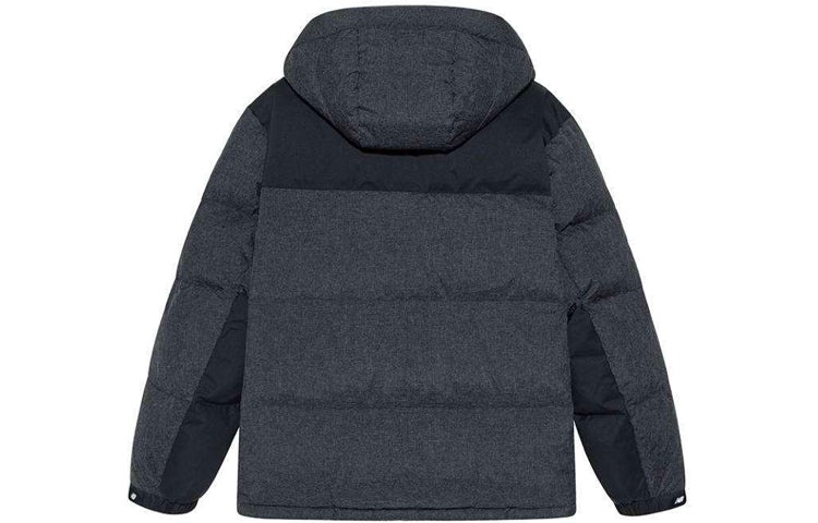 New Balance Hooded Warm Jacket 'Grey Black' NPA43141-BK - 2