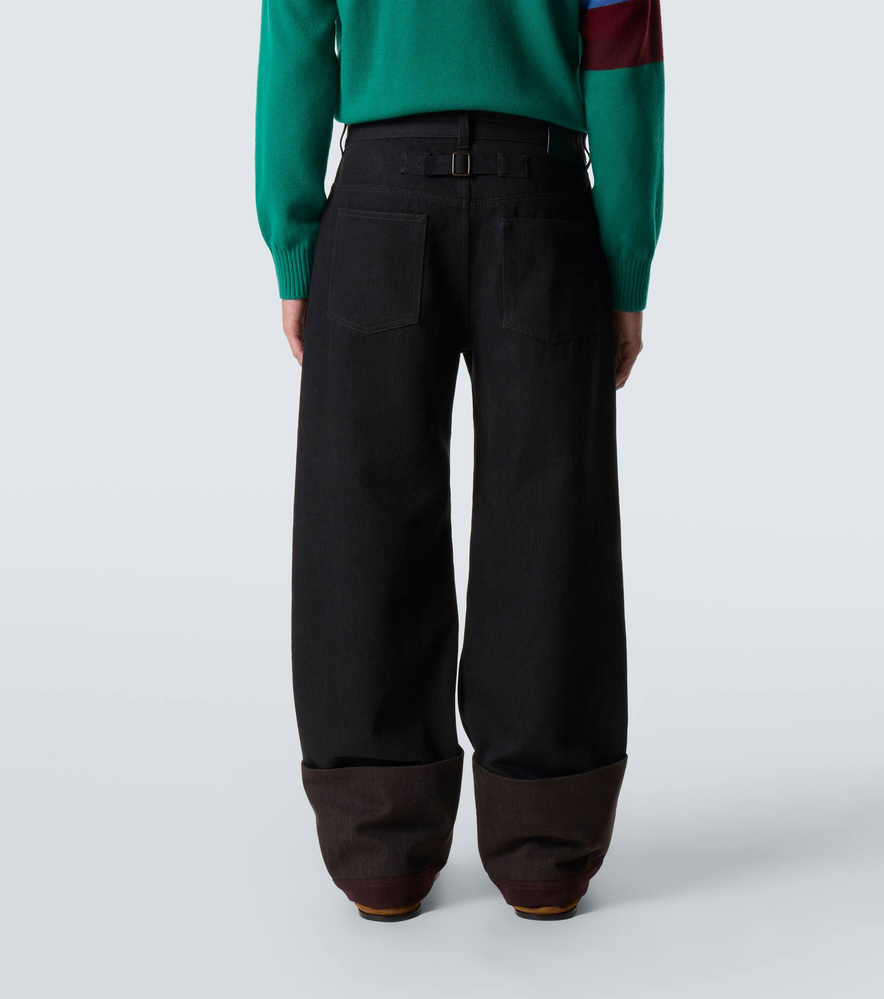 Mid-rise straight jeans - 4