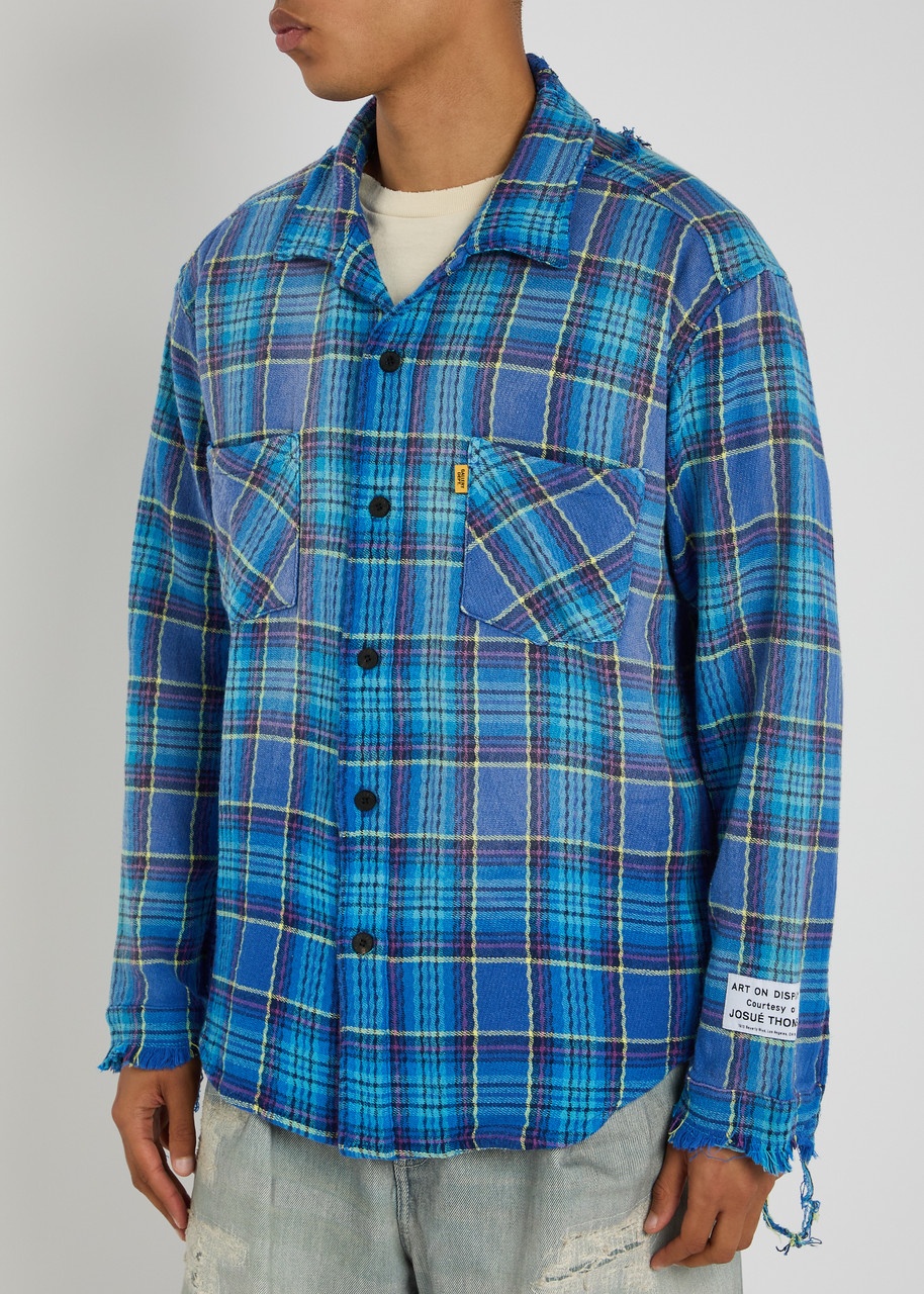 Gallery Dept. Marley Plaid Cotton Flannel Jacket - 2