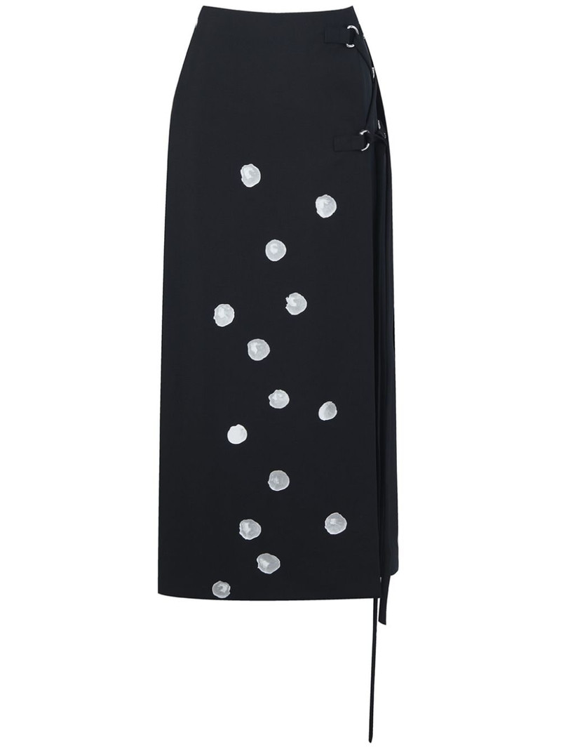 Alpine Ice Cube print pencil skirt 1