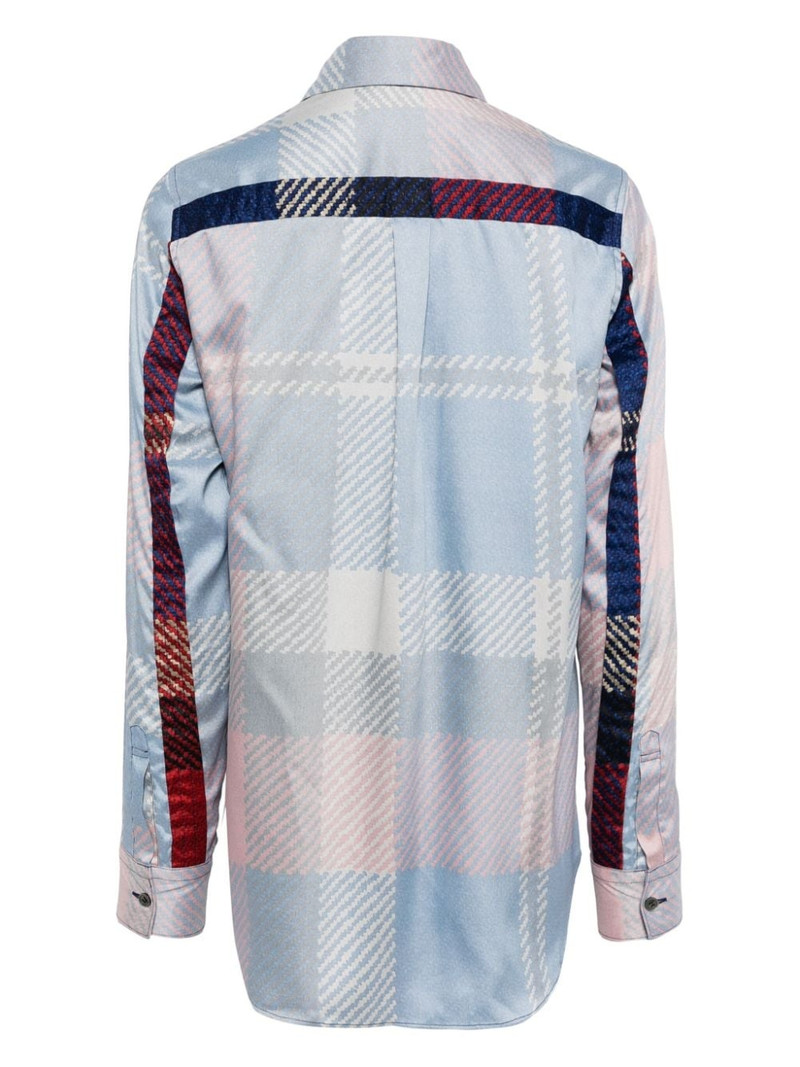 Comme Des Garçons check-pattern detailing shirt outlook