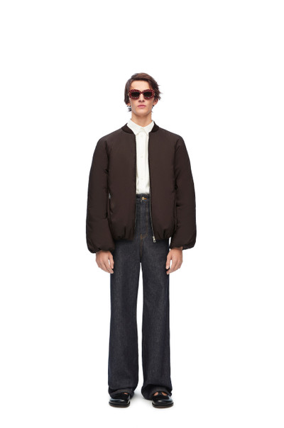 Loewe Padded bomber jacket in technical cotton outlook