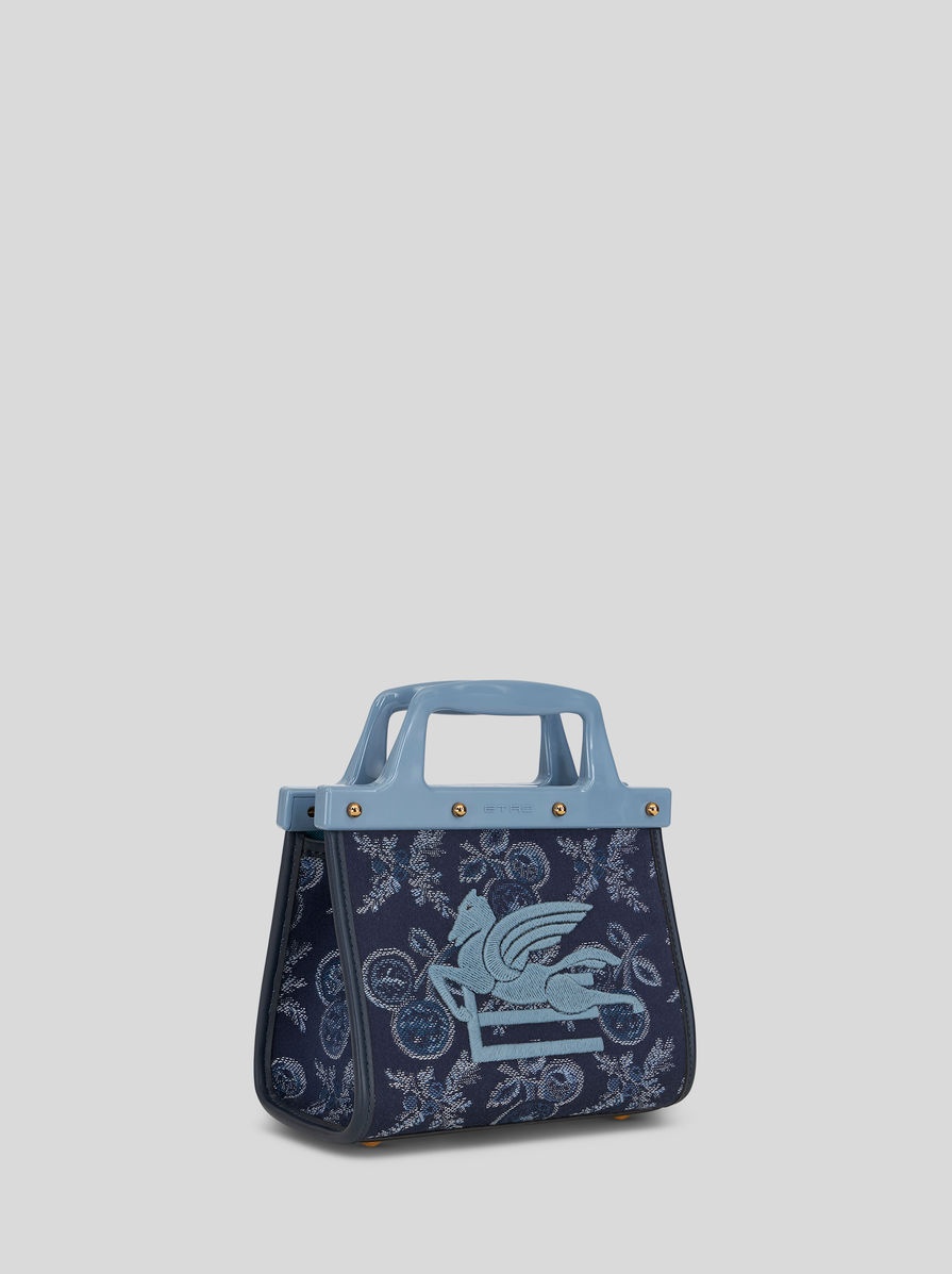 MINI JACQUARD LOVE TROTTER BAG WITH APPLES - 4