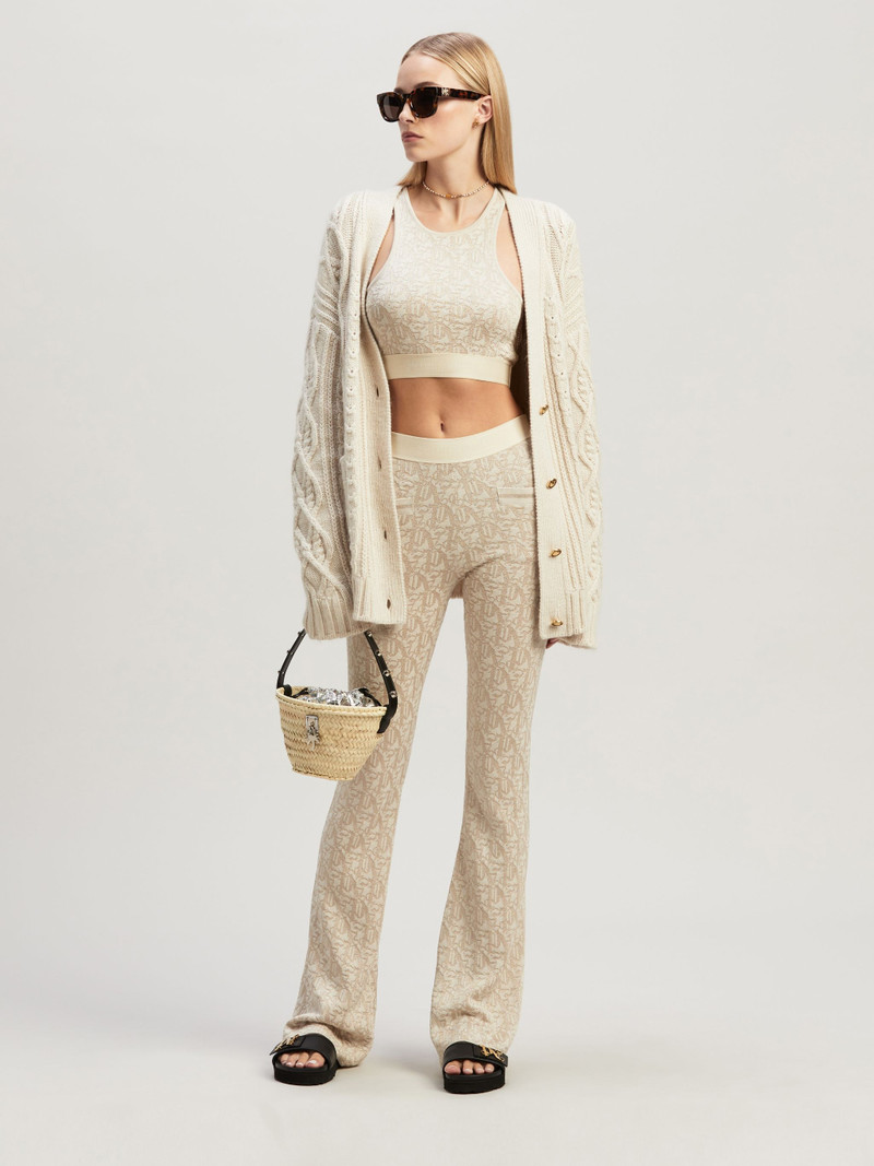Palm Angels Monogram Jaquard Knit Bra outlook
