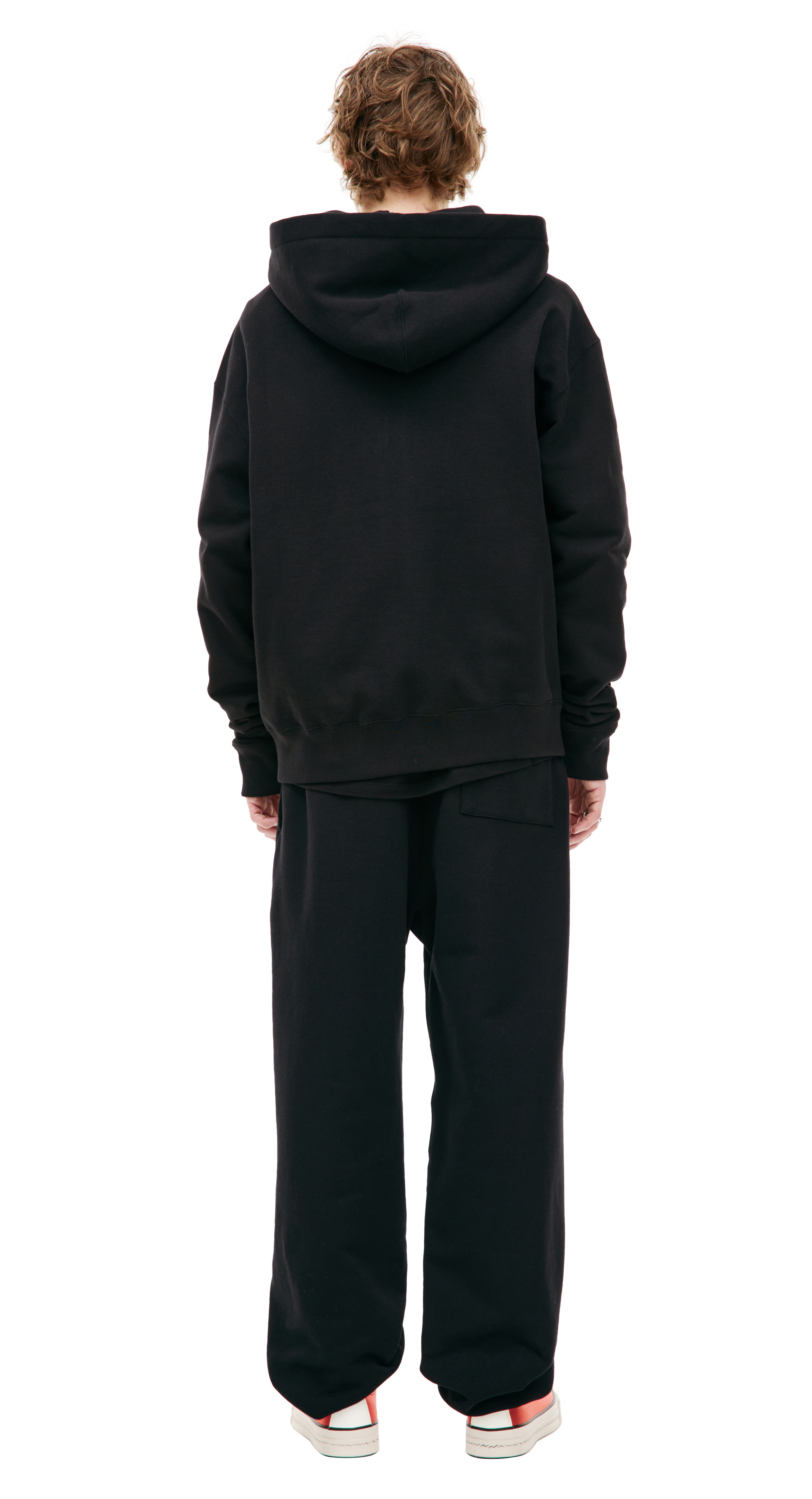ZIPPERED HOODIE WITH PATCH - 4