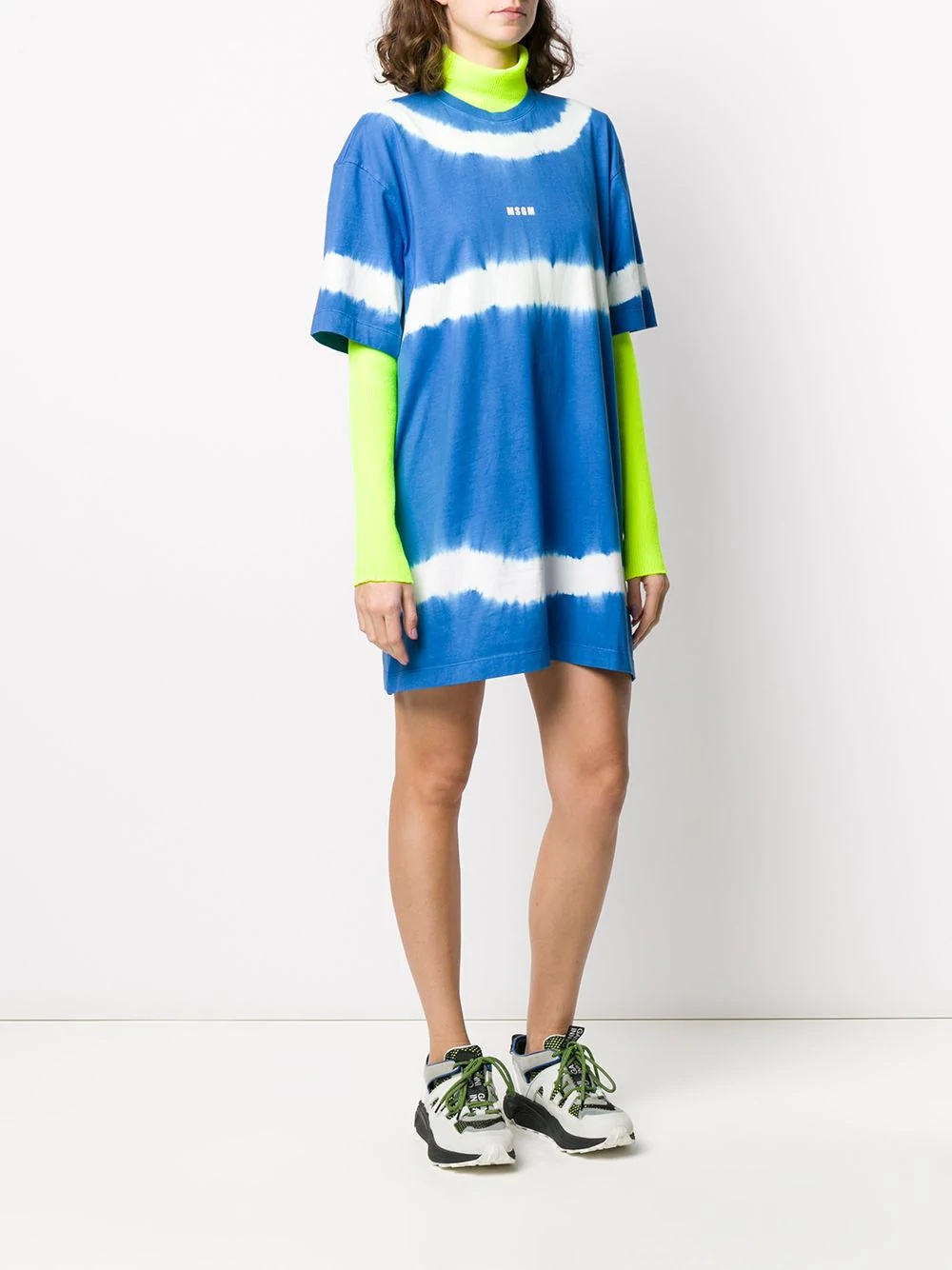 tie-dye T-shirt dress - 3