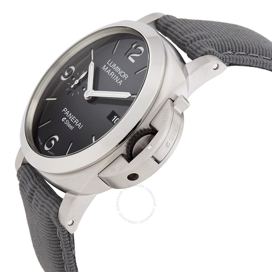 Panerai Luminor Marina eSteel Polished Grey Gradient Automatic Men's Watch PAM01358 - 2