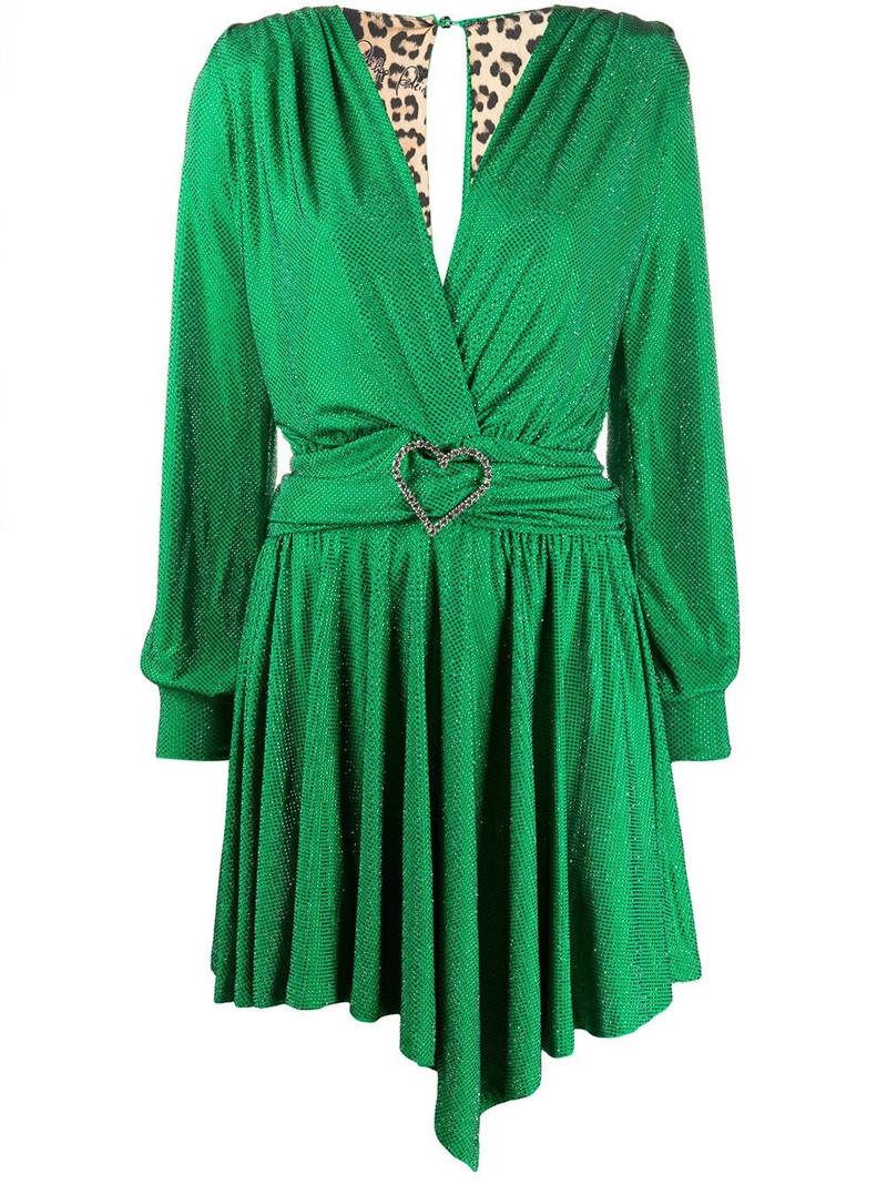 plunging v-neck dress 1