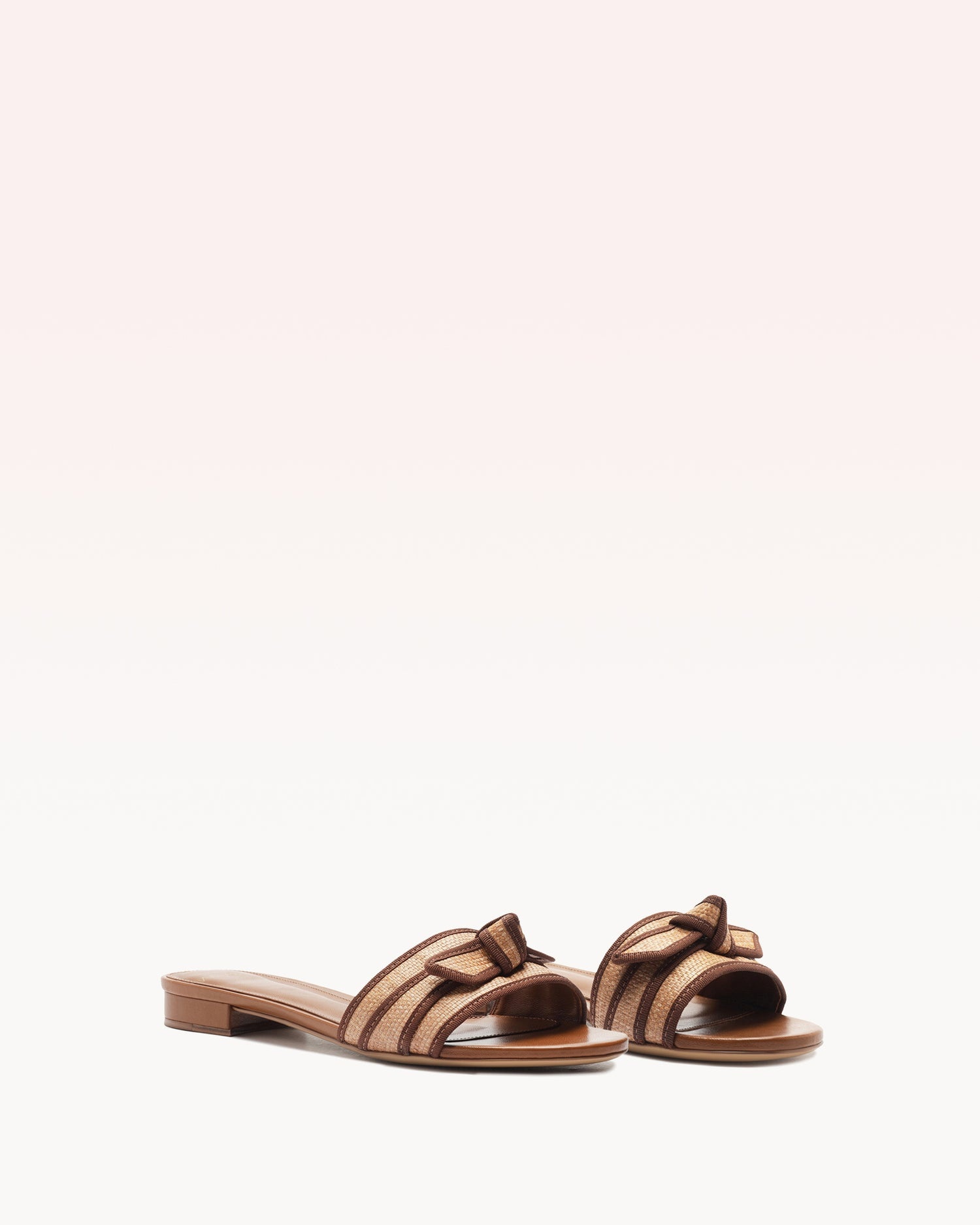 GROSGRAIN RAFFIA FLAT - 2