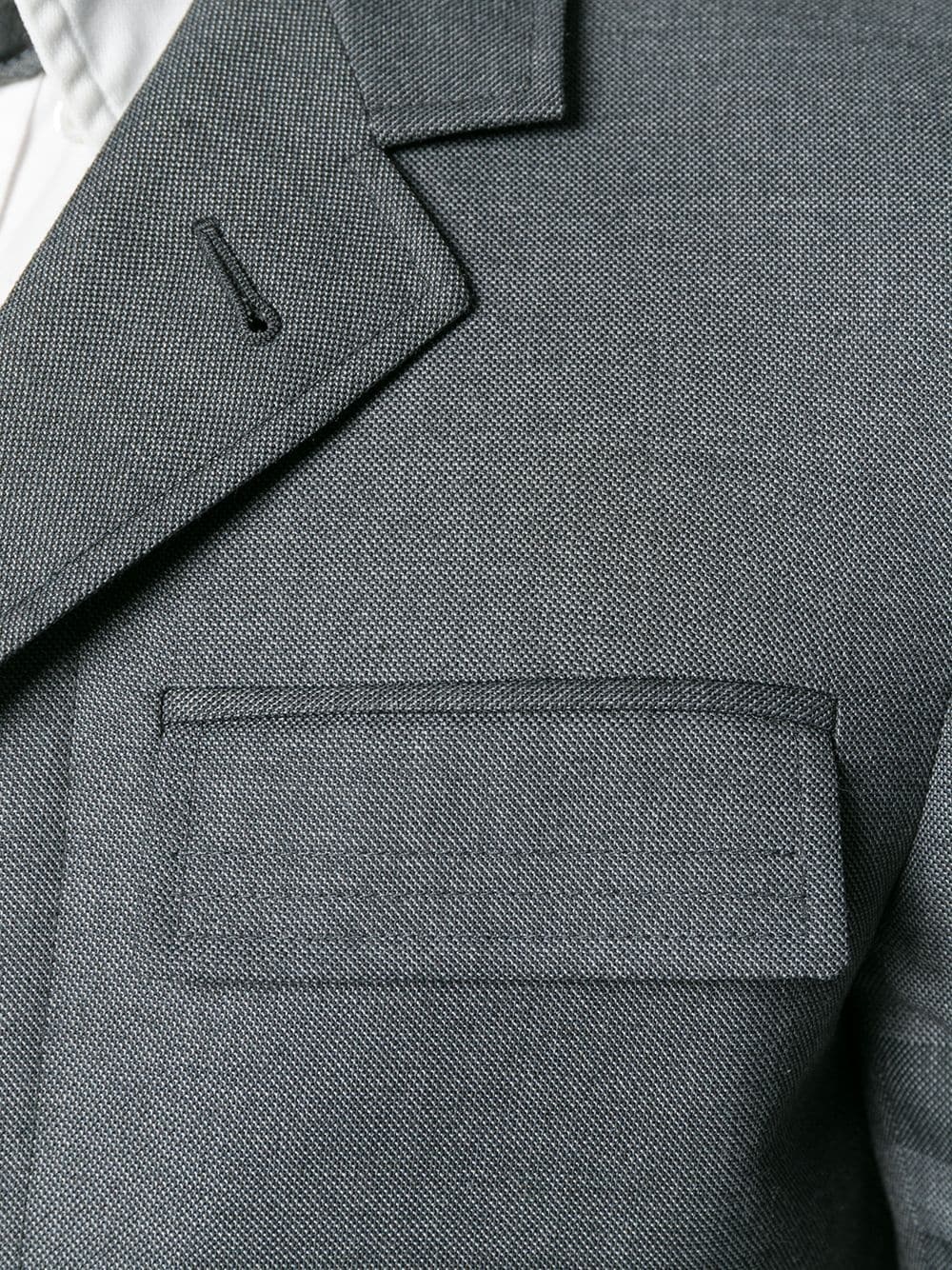 4-Bar high-armhole Chesterfield coat - 5