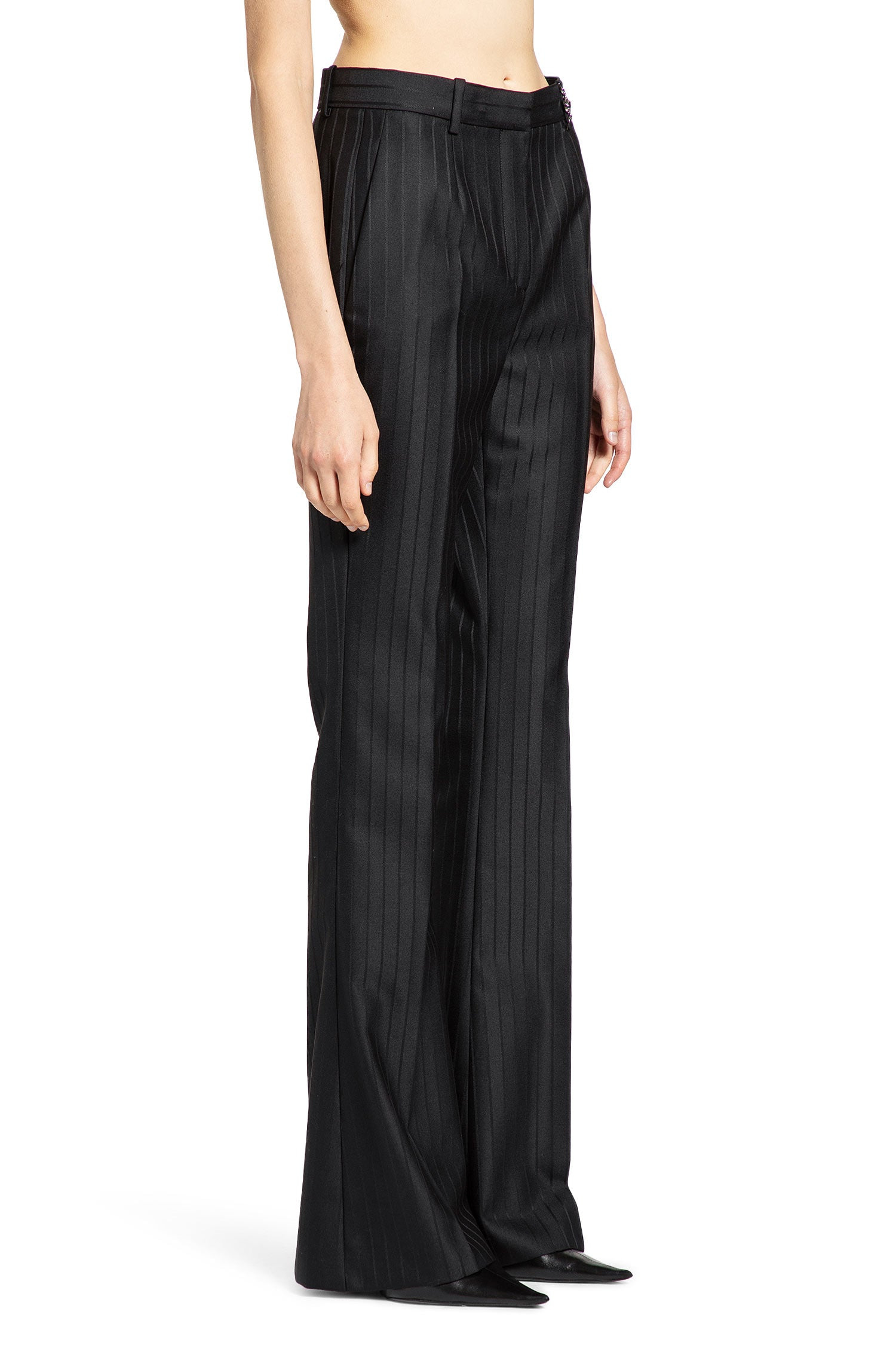 Wool Pinstripe Dv Trousers - 2