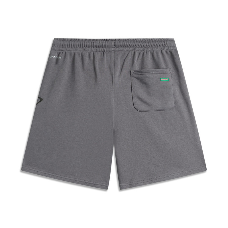 Li-Ning Li-Ning BadFive Changan Boys Graphic Shorts 'Smoke Grey' AKSU965-3 outlook