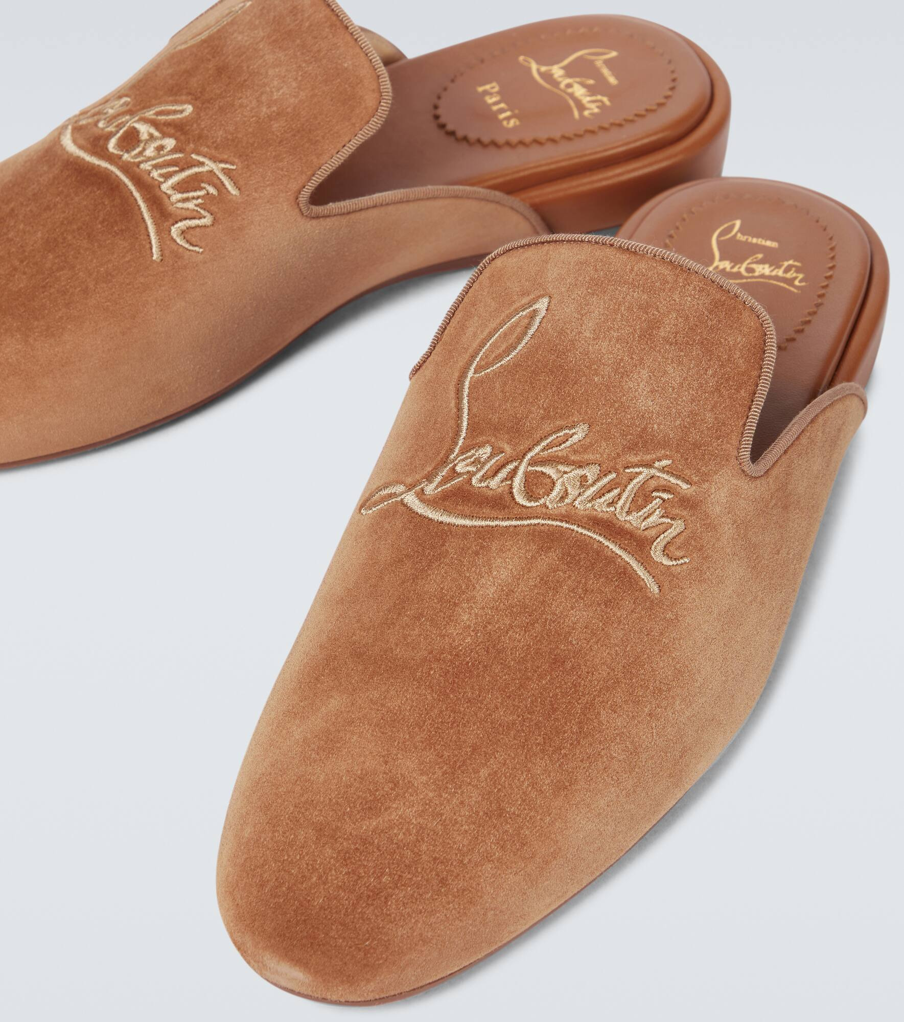 Exclusive to Mytheresa – Navy Coolito Flat mules - 3