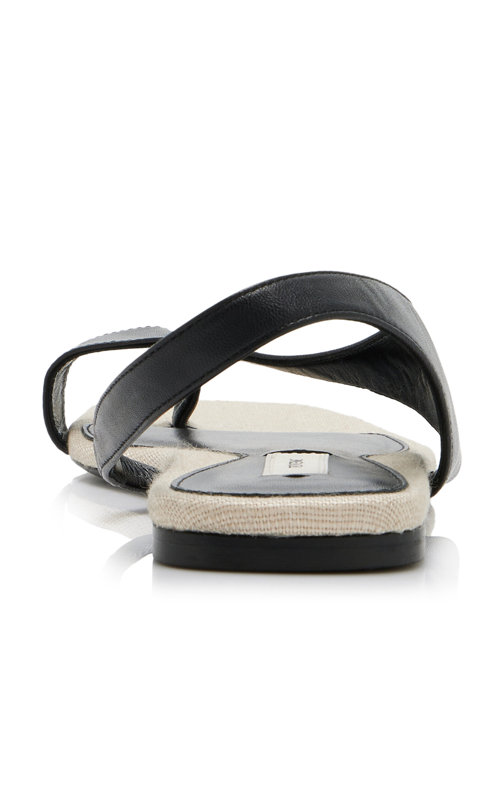 Leather Thong Sandals black - 5