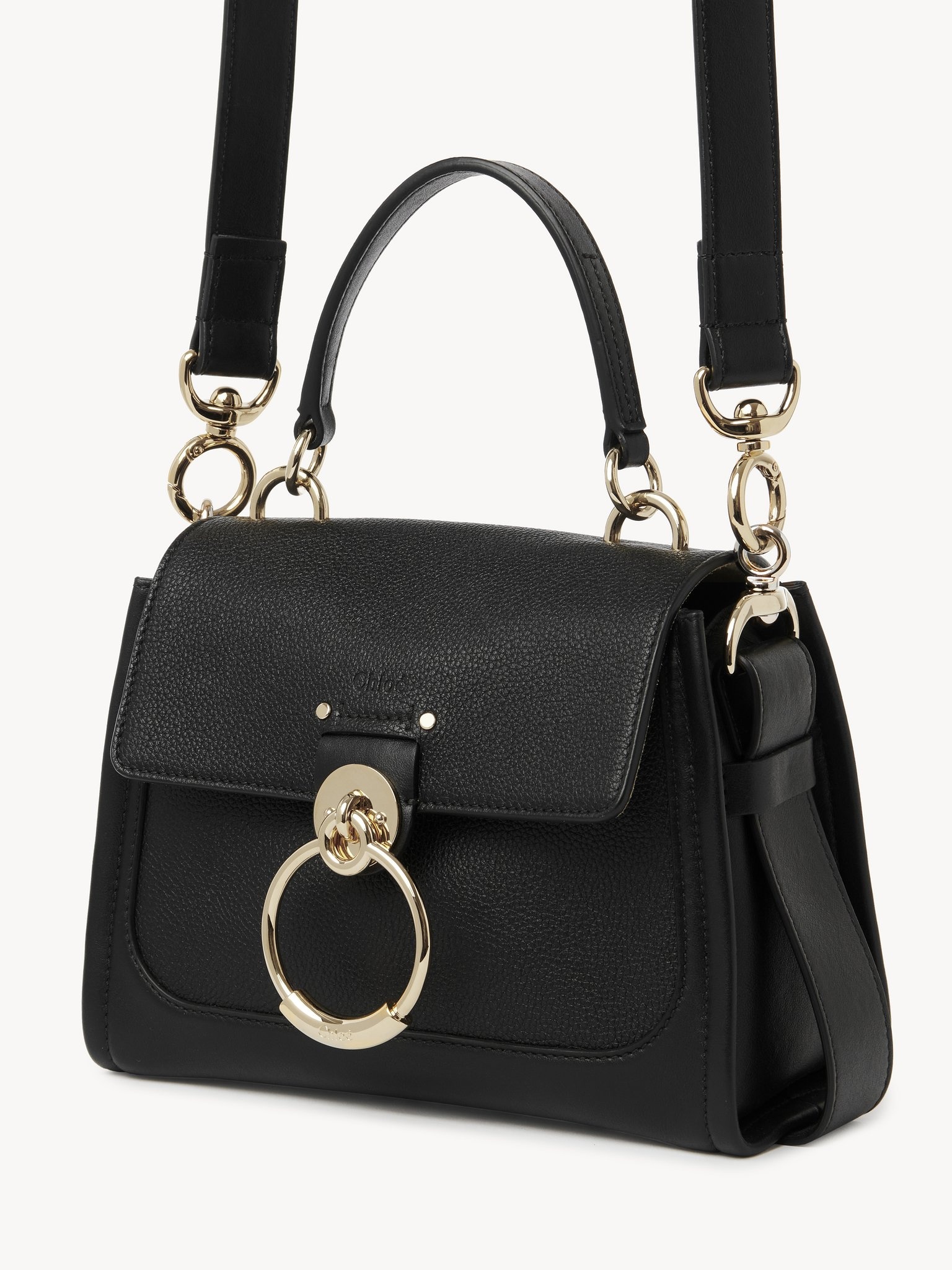 MINI TESS DAY BAG IN GRAINED & SOFT LEATHER - 4