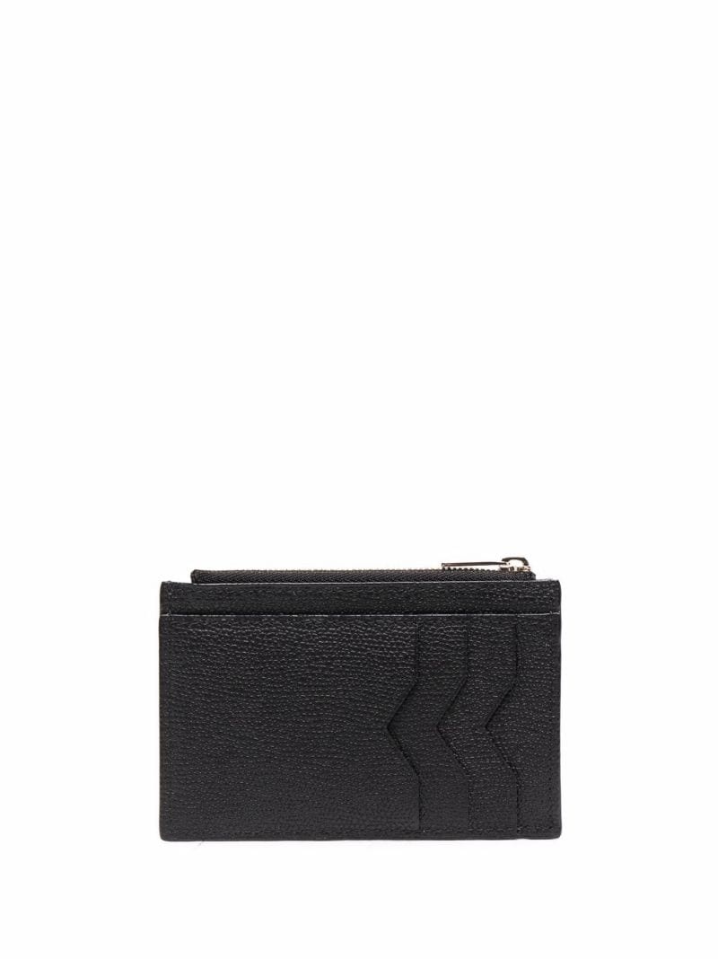 zip-up leather wallet - 2