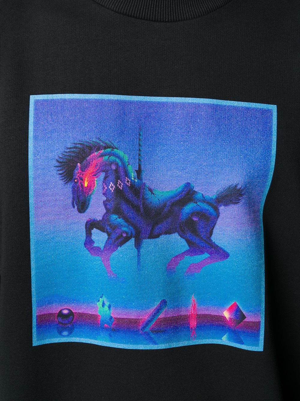 horse square sweatshirt - 5