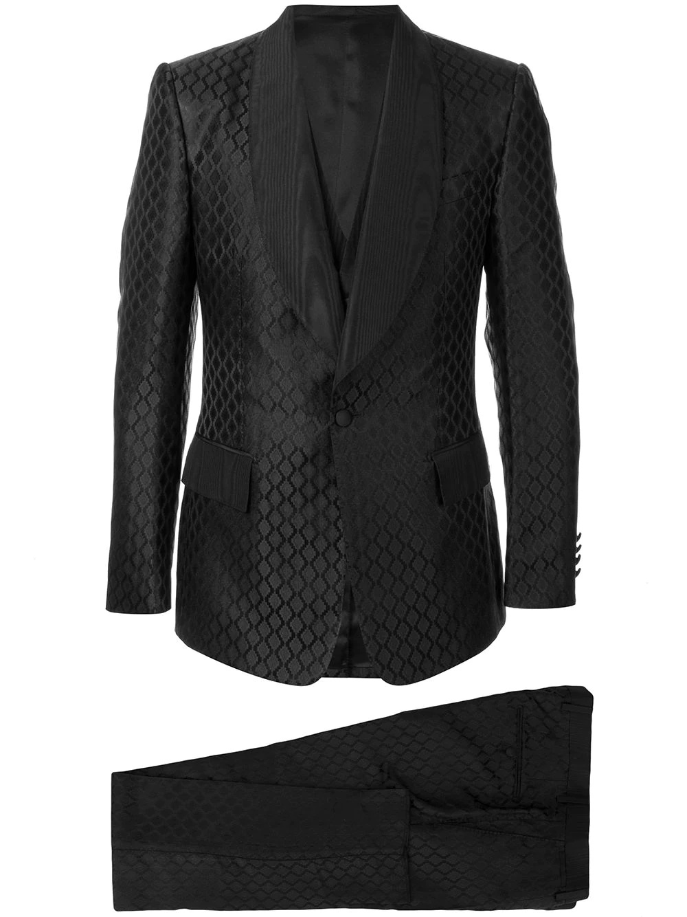 jacquard suit - 1